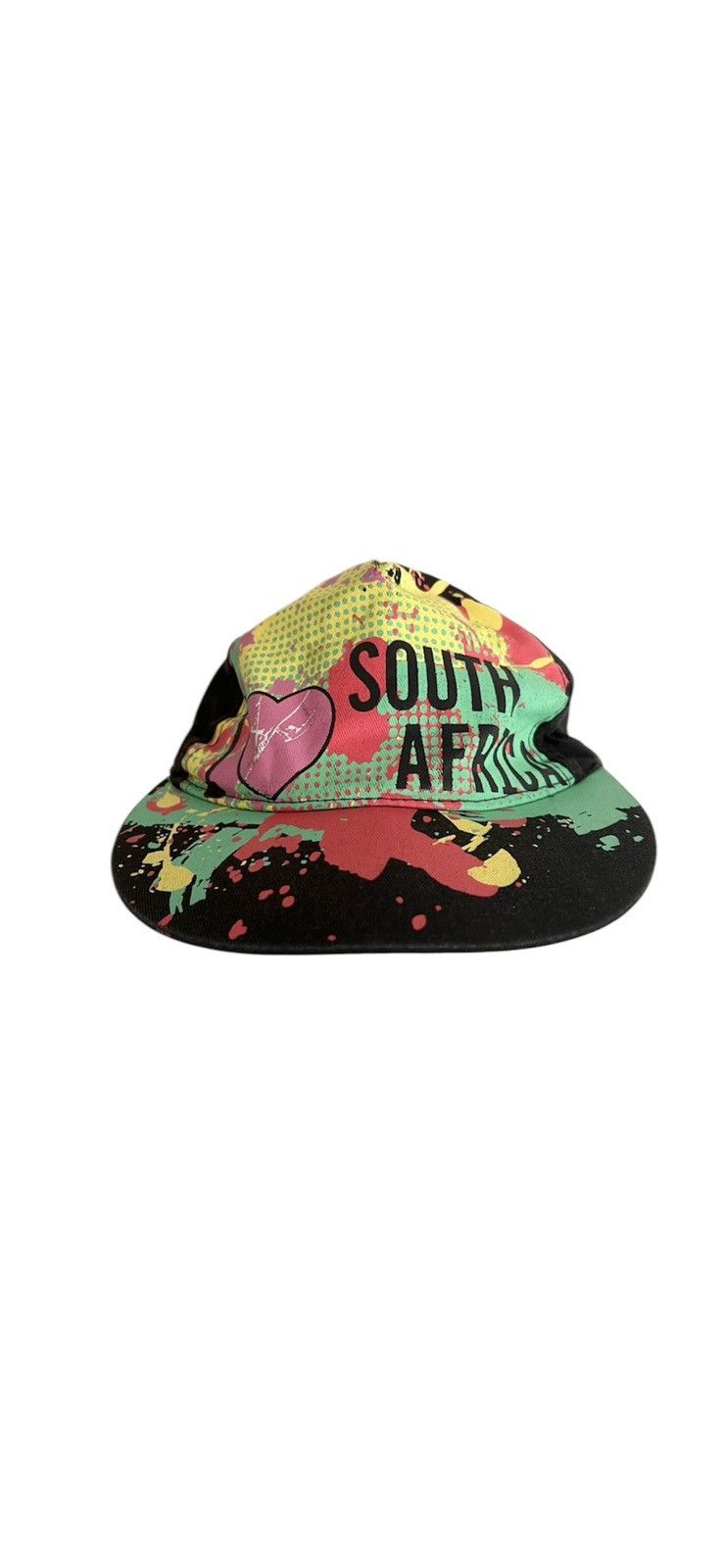 Vintage Y2K I LOVE AFRICA CAP HAT TRUCKER snapback 2000s 90s Size ONE SIZE - 1 Thumbnail