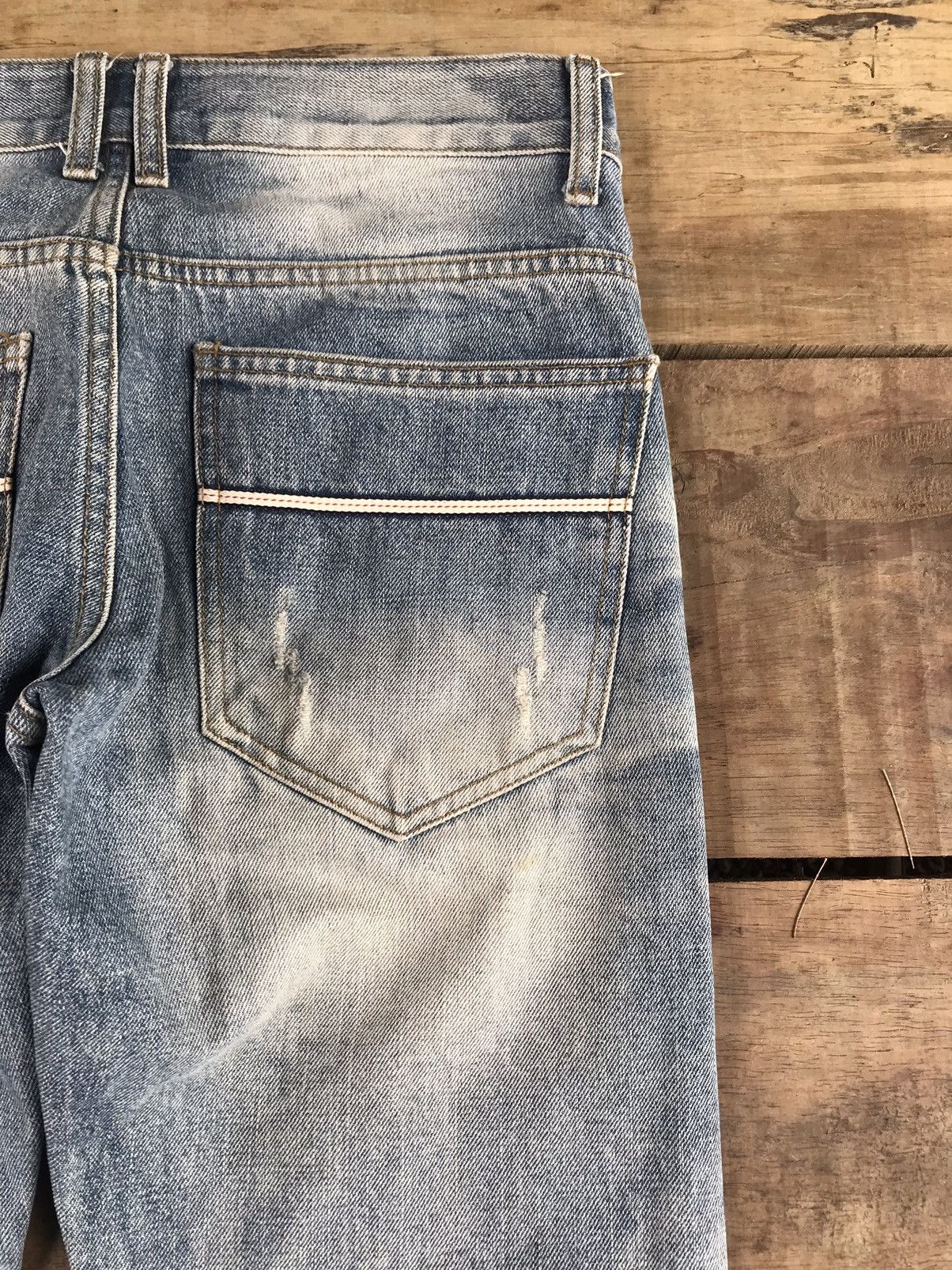 Seditionaries 💥FLARE💥90s STYLE IMPROVES SICK FADES DISTRESSED DENIM F394 Size US 32 / EU 48 - 10 Thumbnail
