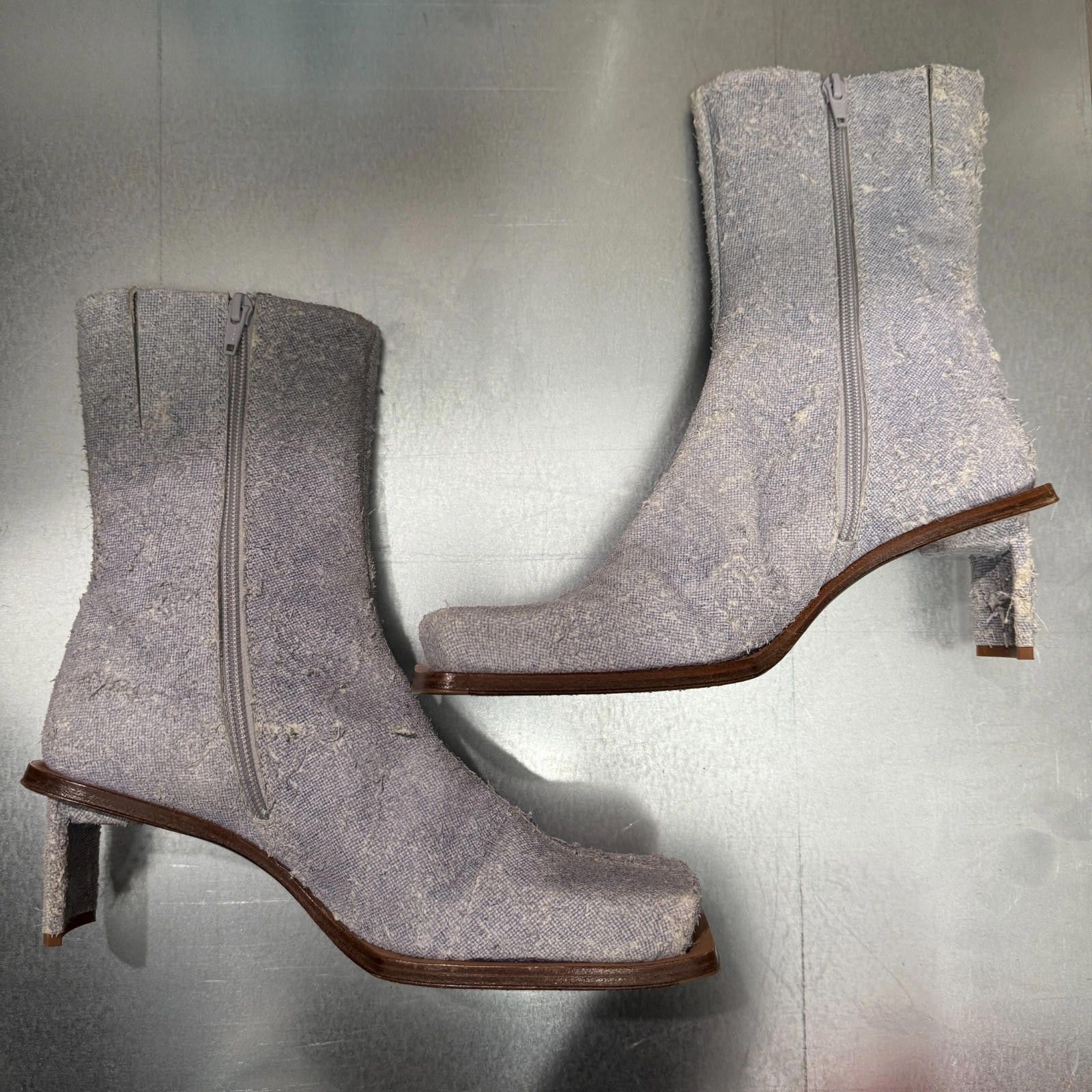 Other Miista Brenda Blue Denim Ankle Boots EU 39 US 9 NWT Size US 9 / IT 39 - 5 Thumbnail