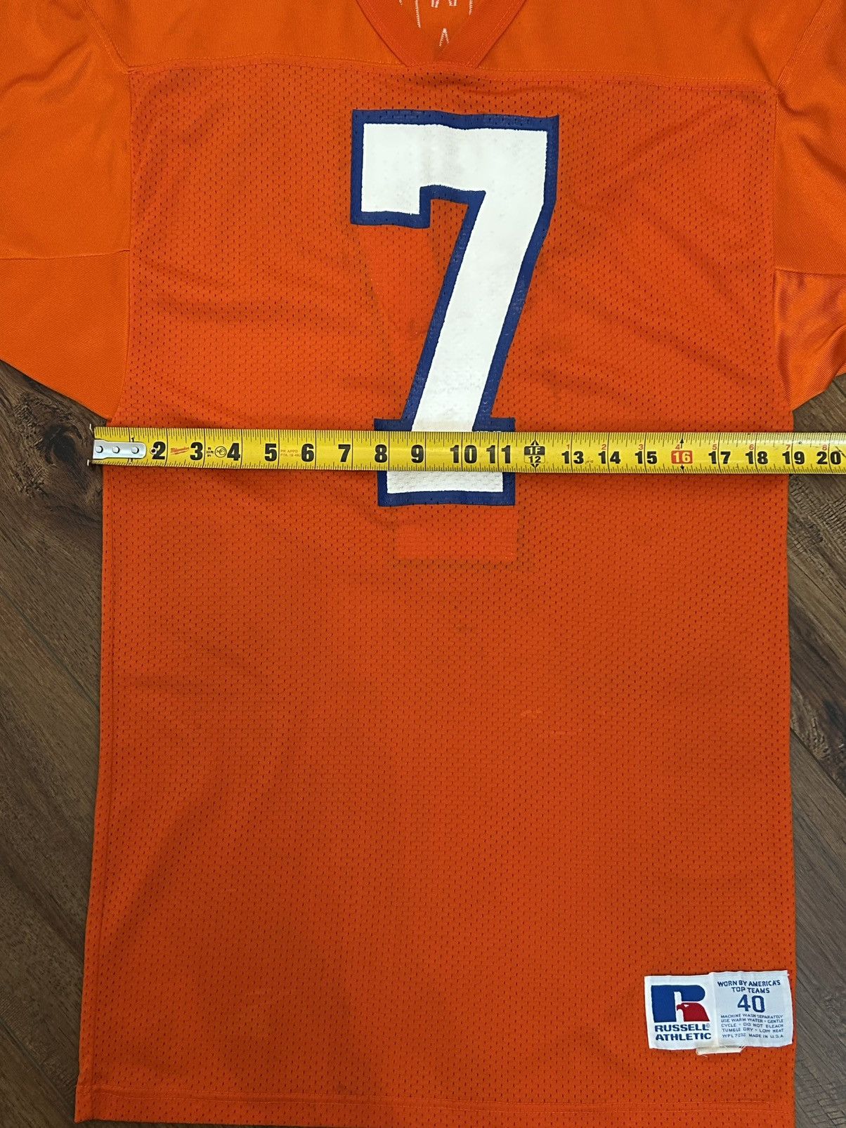 Russell Athletic Authentic NFL Vintage John Elway 1990’s Jersey Size US L / EU 52-54 / 3 - 17 Thumbnail