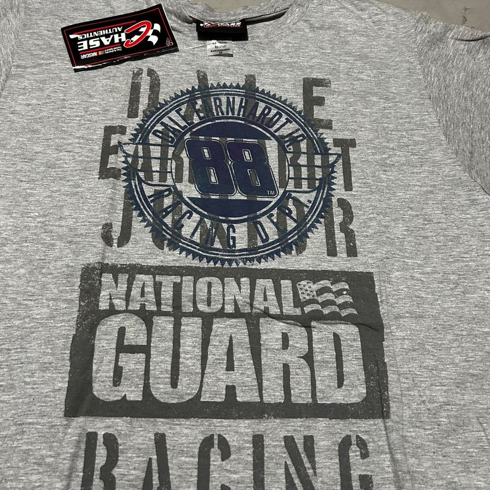 NASCAR **Dale Earnhardt Jr. Gray National Guard 88 NASCAR T-Shirt** Size US M / EU 48-50 / 2 - 2 Thumbnail