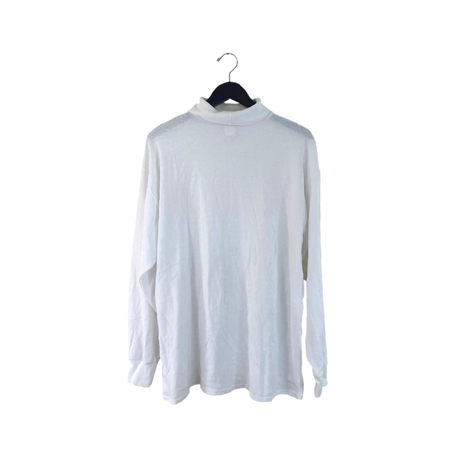 Vintage VINTAGE Signature Sportswear Turtleneck Shirt Mens XL White 90s Deadstock Made in USA Size US XL / EU 56 / 4 - 5 Thumbnail
