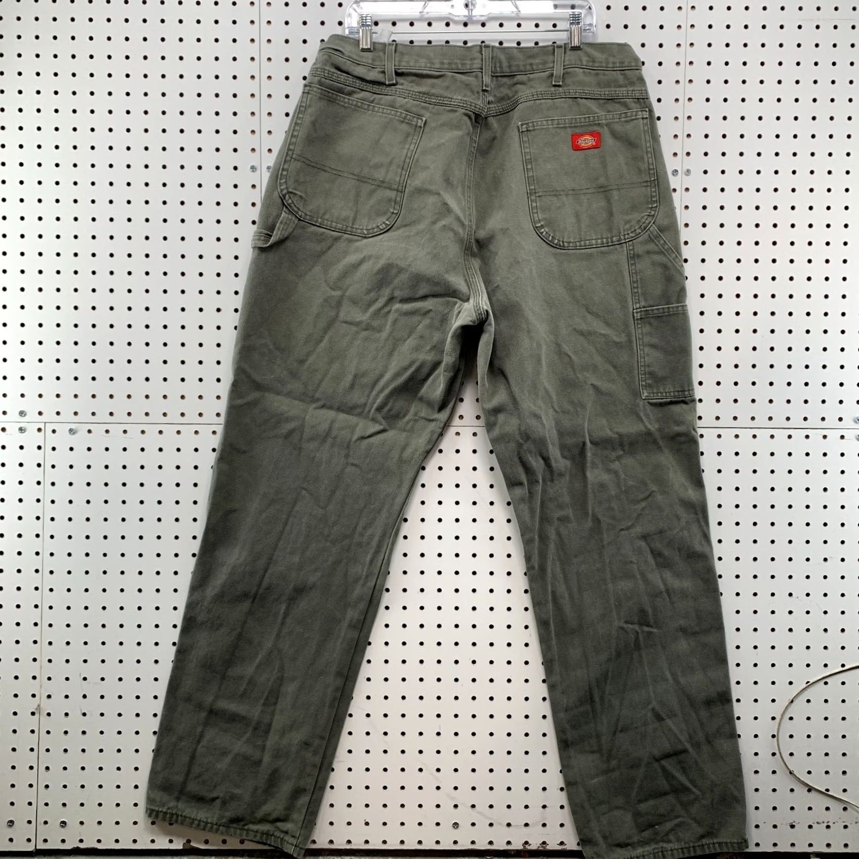 Dickies VINTAGE Dickies Pants Mens 38 Cavas Carpenter Men FITS Size 38X33 Olive Workwear Size US 38 / EU 54 - 2 Thumbnail