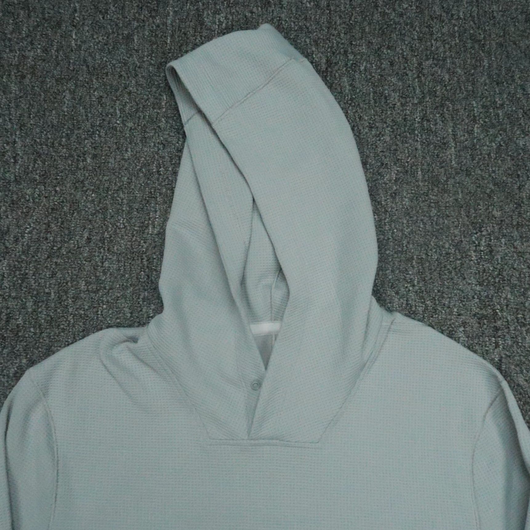 Lululemon Lululemon Hoodie Mens Medium Gray Shift Stitch Snap Pullover Long Sleeve Shirt Size US M / EU 48-50 / 2 - 2 Thumbnail