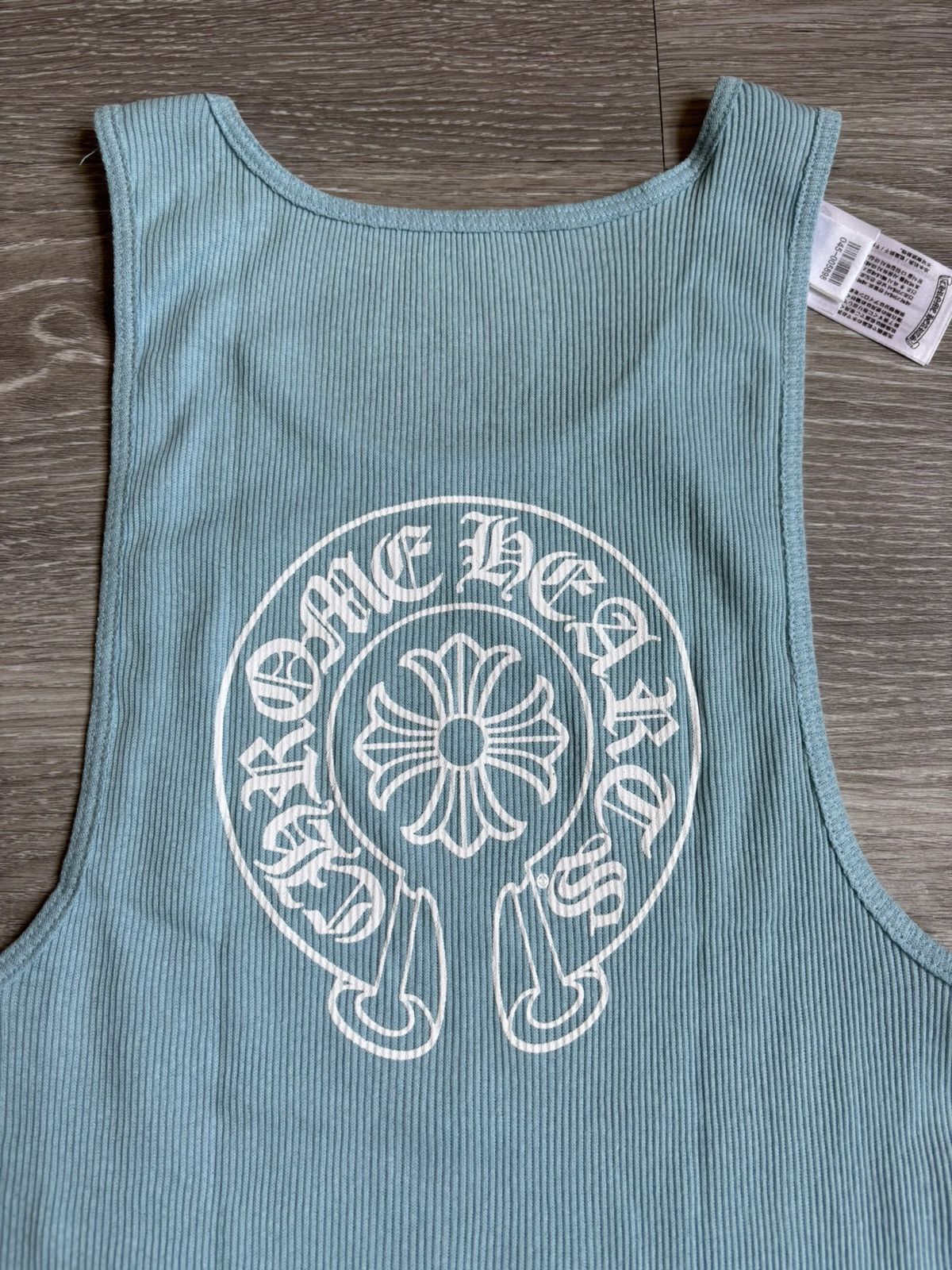Chrome Hearts Chrome Hearts Blue Horsehoe Tank Top Size US S / EU 44-46 / 1 - 5 Thumbnail