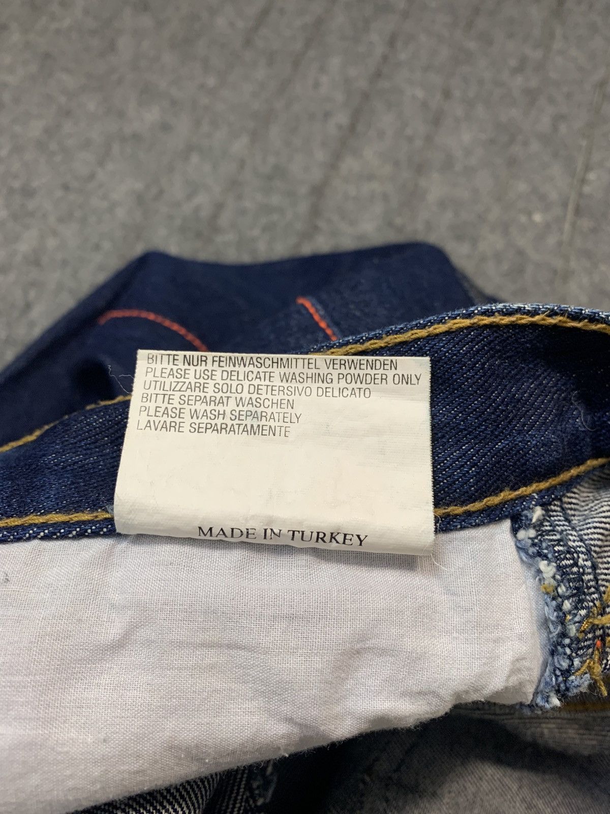 W&LT Hype W.&L.T Wildahd Lethal Trash Kiss The Future Denim Size US 33 - 12 Thumbnail