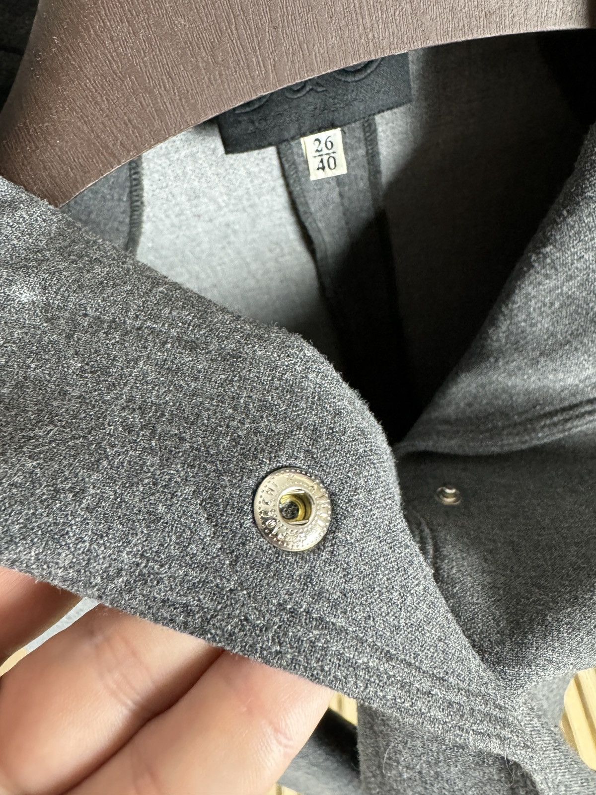 Dolce & Gabbana Dolce & Gabbana grey notch lapel coat jacket Size S / US 4 / IT 40 - 8 Thumbnail