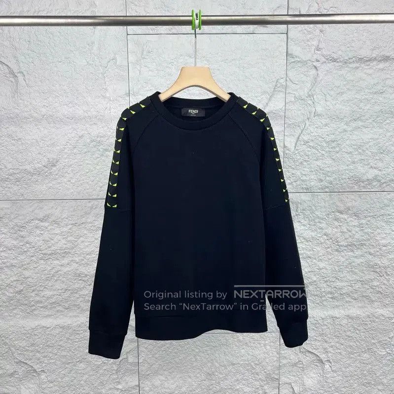 Fendi Fendi Black Cotton Women's Sweatshirt M Size . Size M / US 6-8 / IT 42-44 - 1 Thumbnail