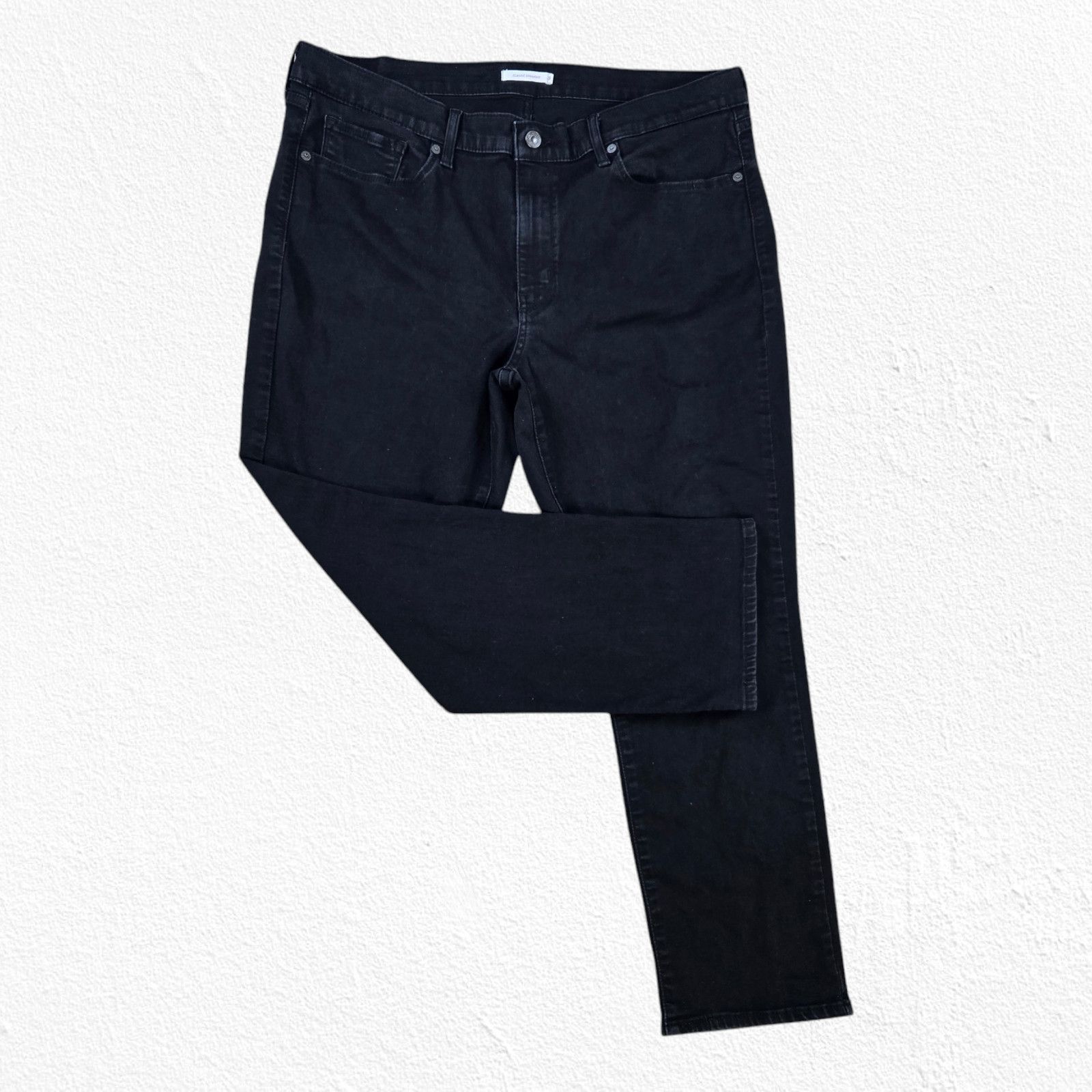 Levi's Levi's Black Classic Straight Jeans Size 18 S Size 40" / US 18 - 2 Thumbnail
