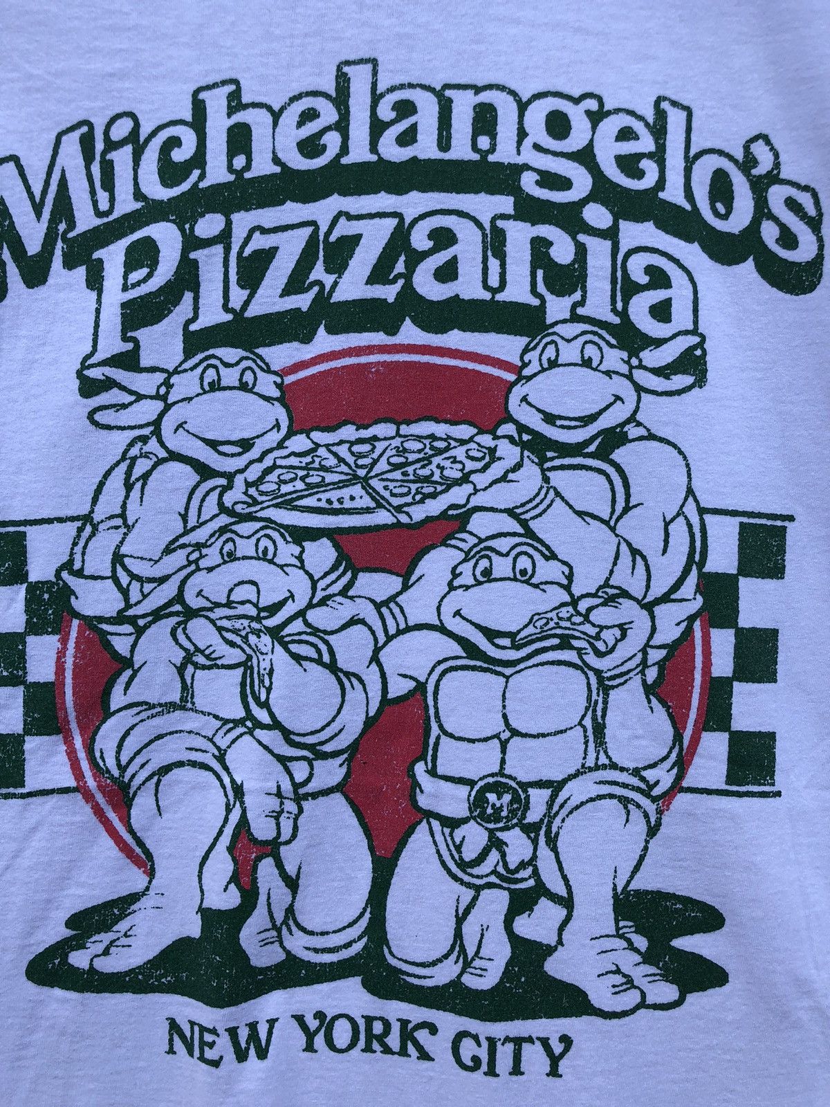 Cartoon Network Teenage Mutant Ninja Turtles Michelangelo Pizzaria Tee Size US M / EU 48-50 / 2 - 3 Thumbnail