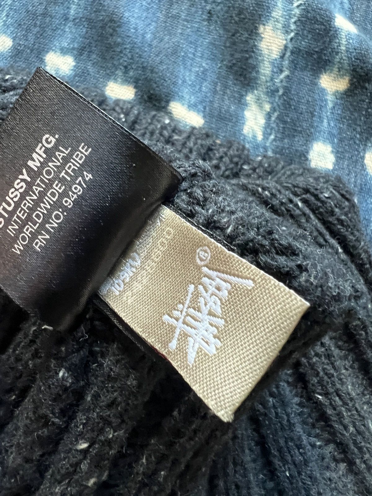 Stussy Stussy Archive AW10 Knitted Cable Beanie Size ONE SIZE - 7 Thumbnail
