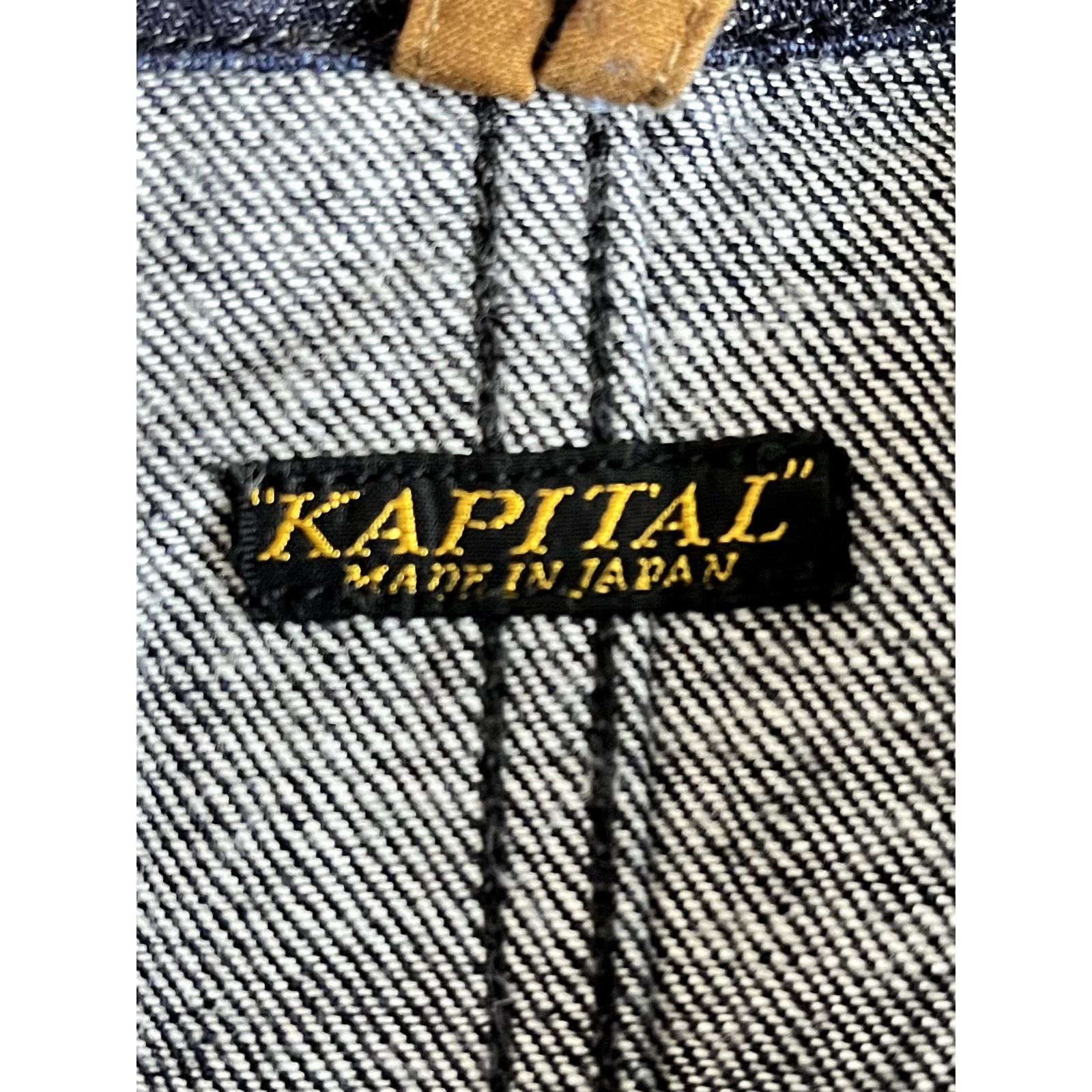 Kapital Kapital 12oz Denim Cactus Coverall (Black Thread ver) Size US M / EU 48-50 / 2 - 8 Thumbnail