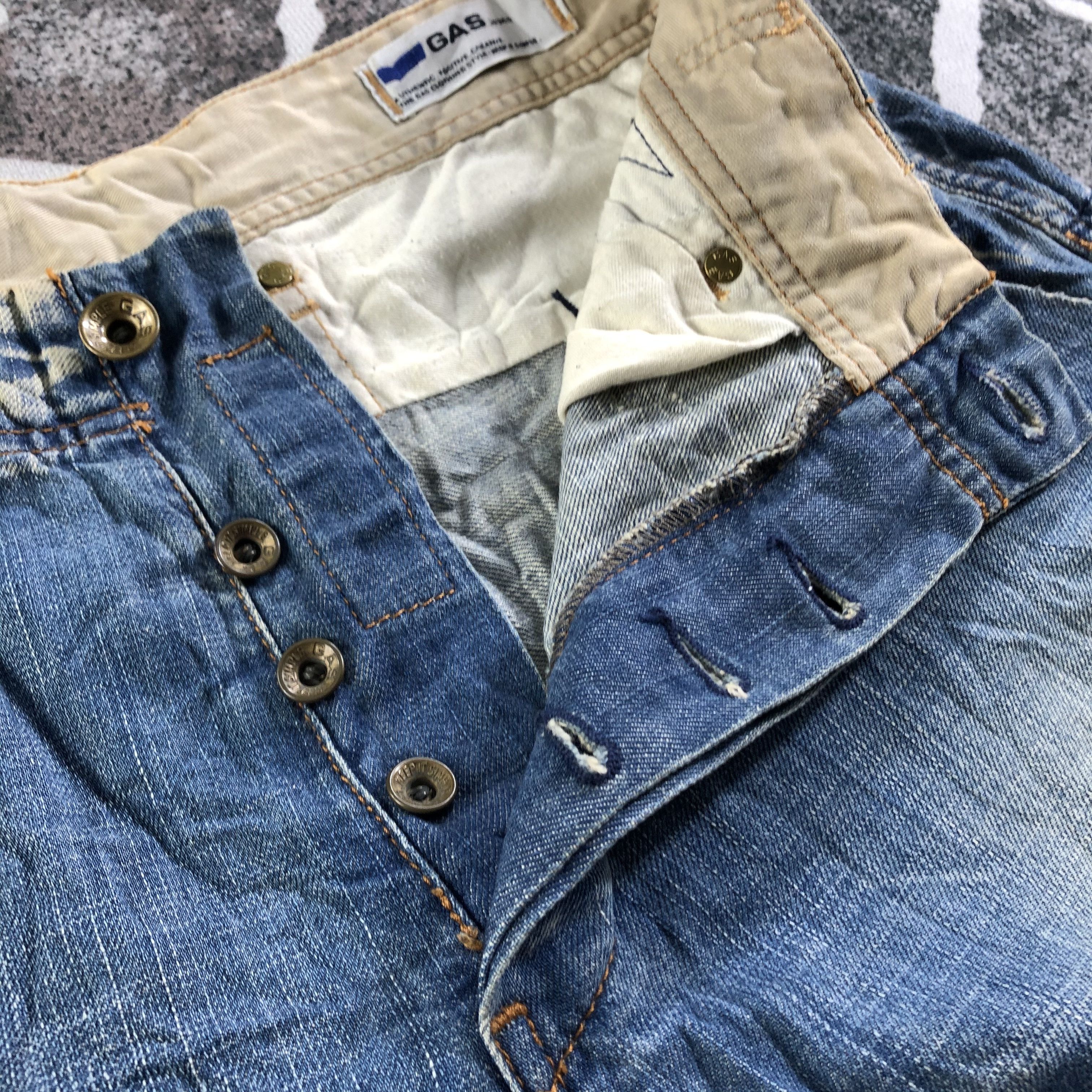 GAS Vintage Gas Jeans Baggy Denim KJ3117 Size US 30 / EU 46 - 6 Thumbnail