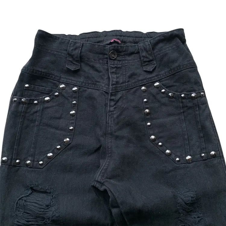 Hysteric Glamour Algonquins Ifsixwasnine Studed Distressed Pants Size US 30 / EU 46 - 2 Thumbnail