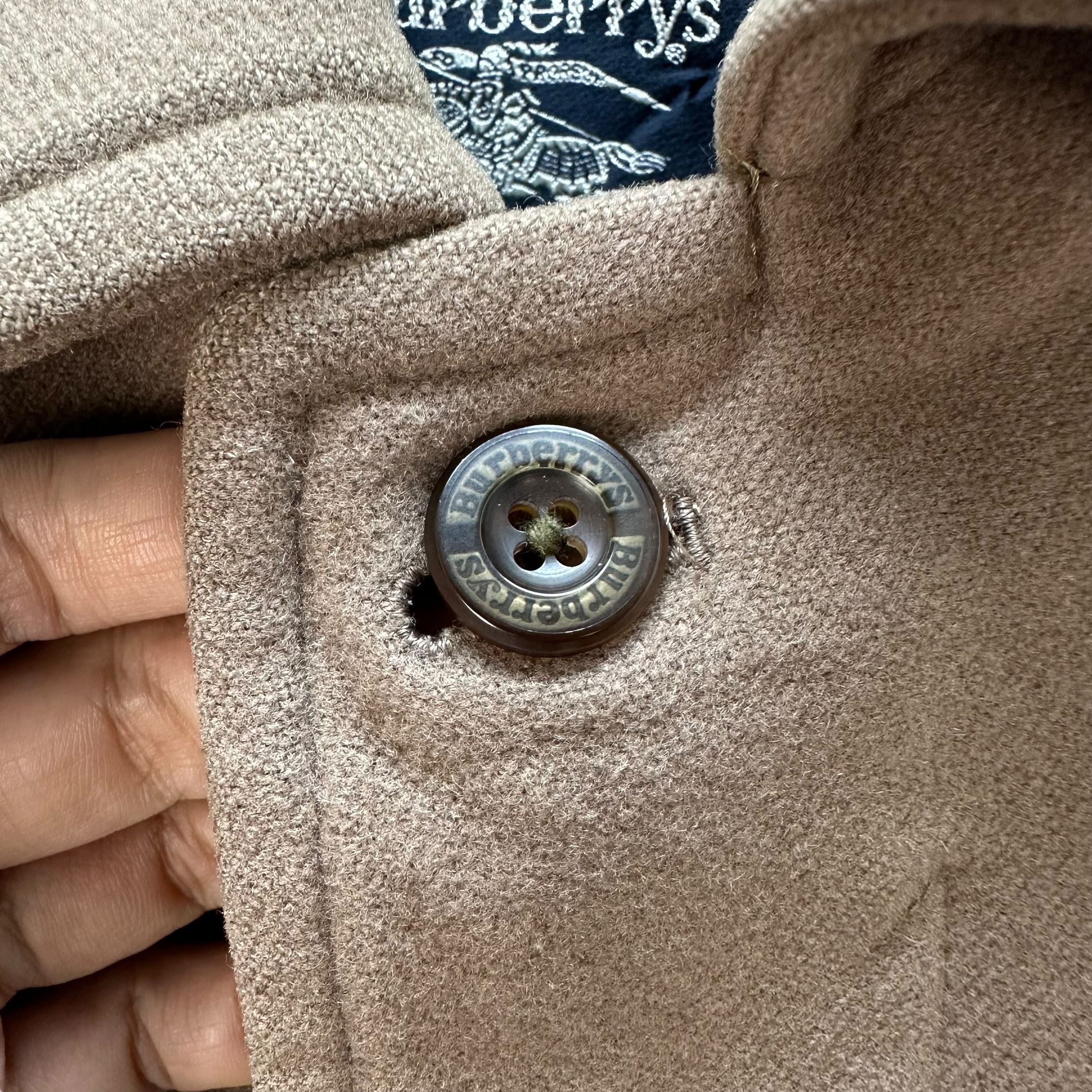 Burberry Vintage 90's BURBERRYS Wool Coat Jacket #A78-1896 Size US M / EU 48-50 / 2 - 6 Thumbnail