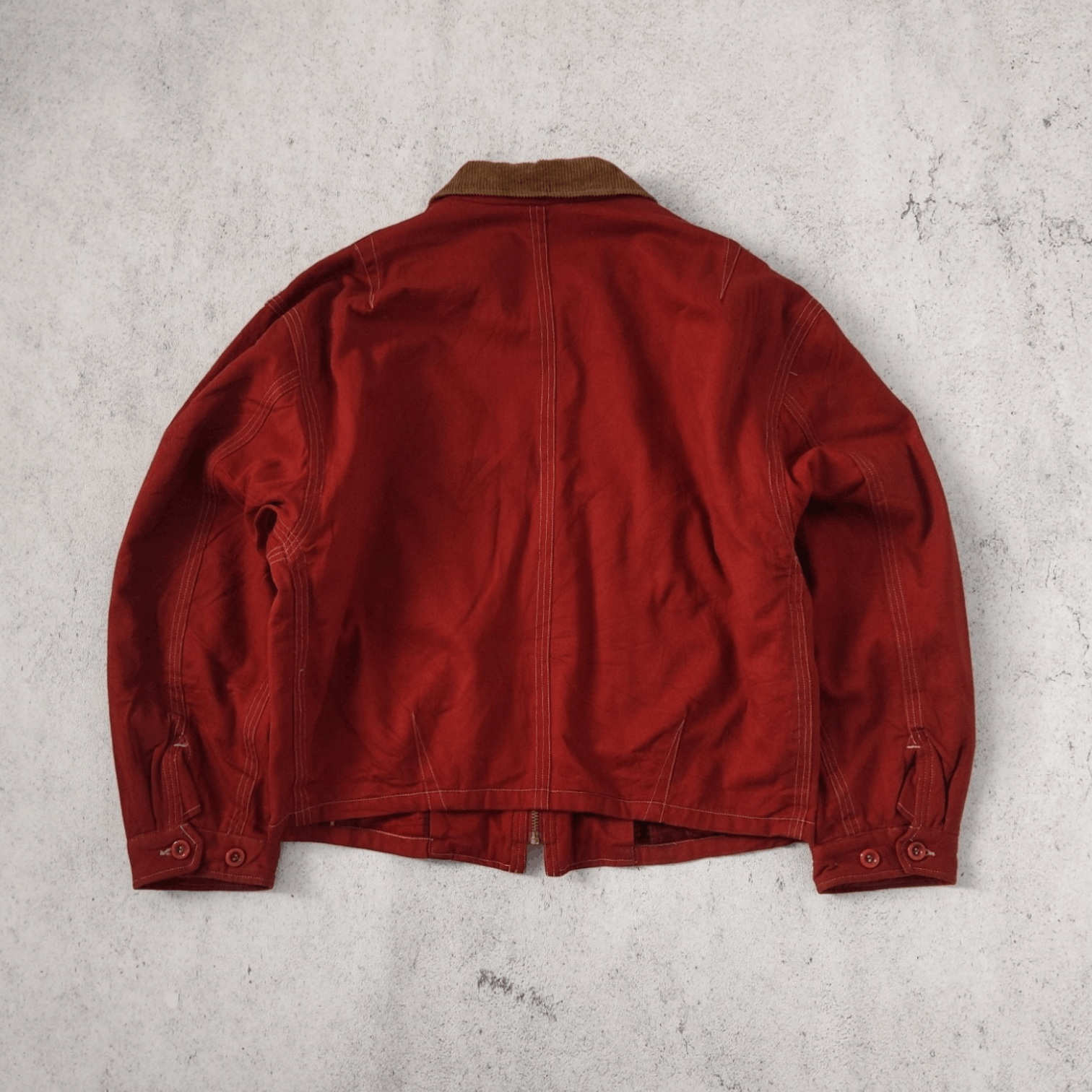 Japanese Brand Vintage Machope Jacket Salmon Size US XL / EU 56 / 4 - 4 Thumbnail