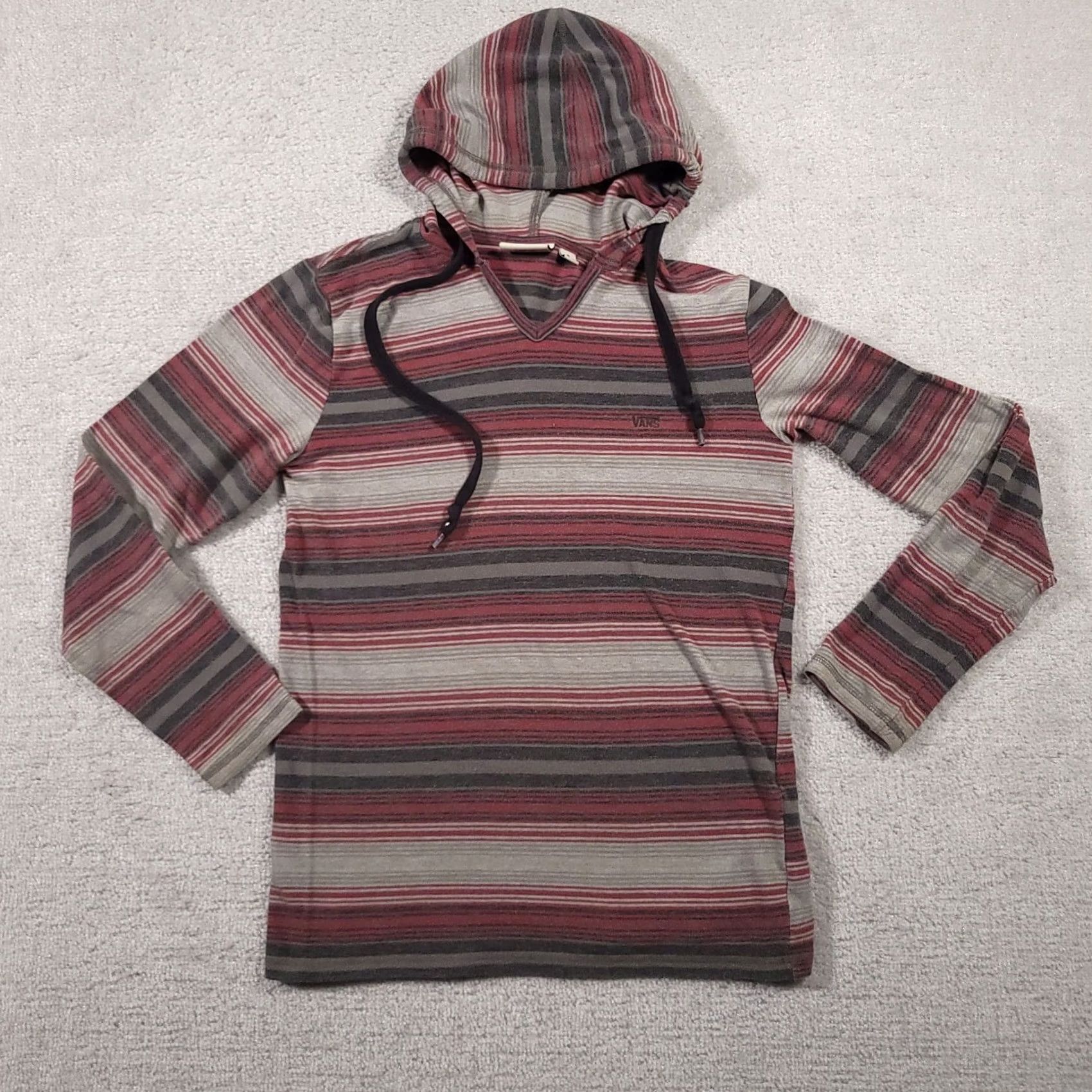 Vans Vans Hoodie Women's S Striped Lightweight Long Sleeve off the Wall Skateboarding Size S / US 4 / IT 40 - 2 Thumbnail