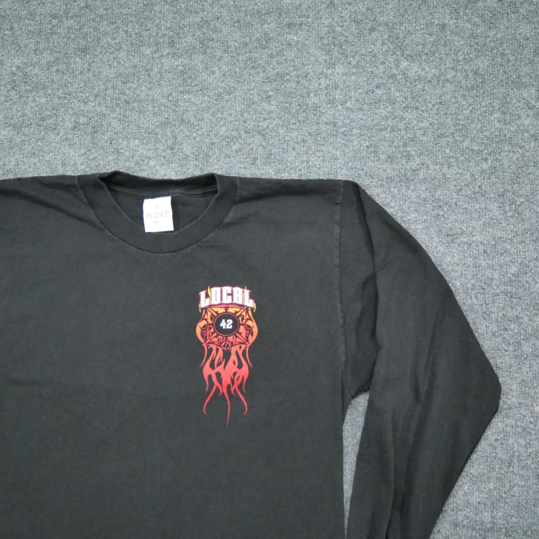 Vintage VINTAGE Fire Department T Shirt Adult Medium Black 90s KC FD Skull Kansas City Alore Mens Shirts Size US M / EU 48-50 / 2 - 3 Thumbnail