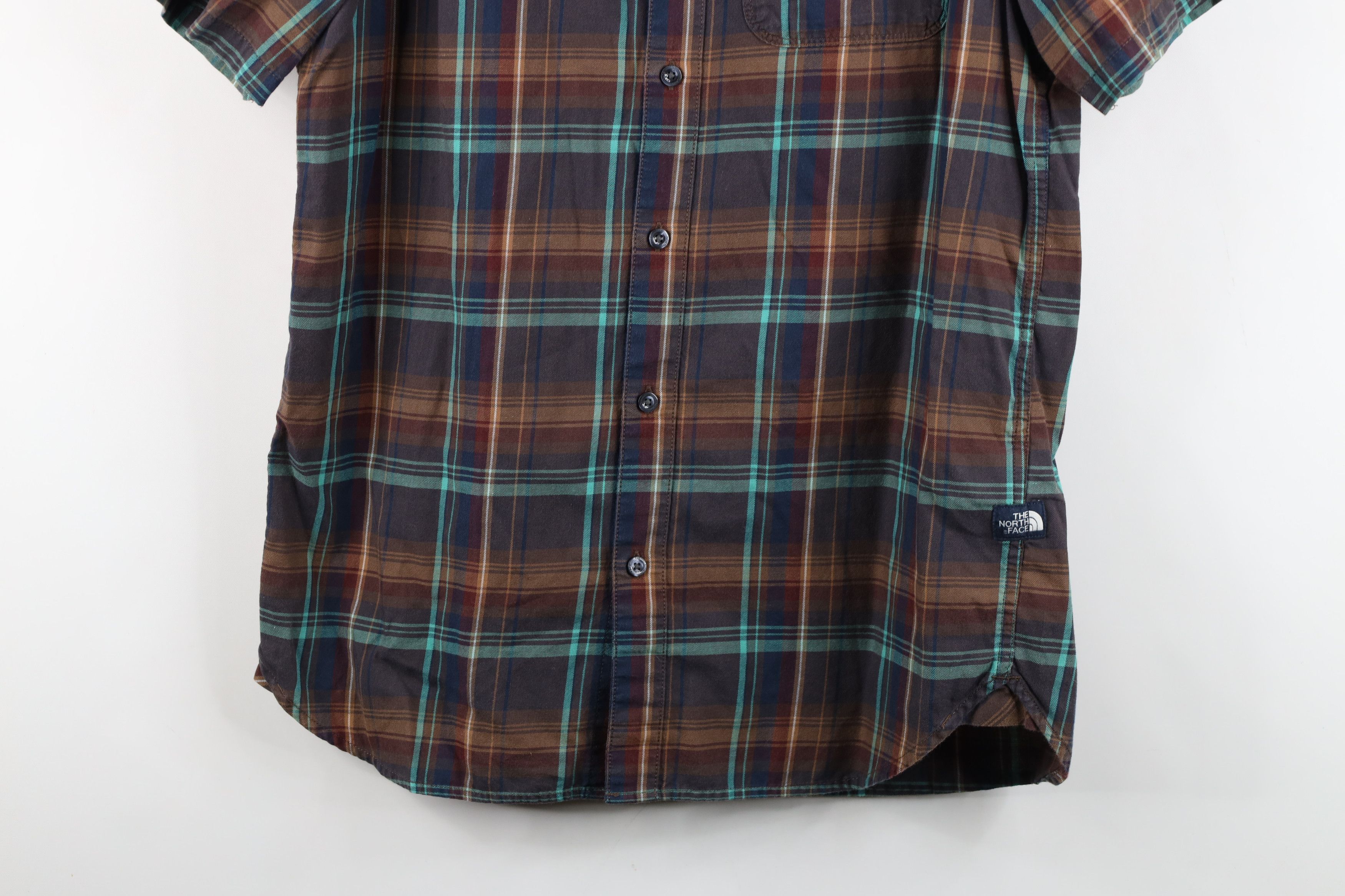 The North Face Vintage Y2K The North Face Flannel Short Sleeve Button Shirt Size US M / EU 48-50 / 2 - 3 Thumbnail