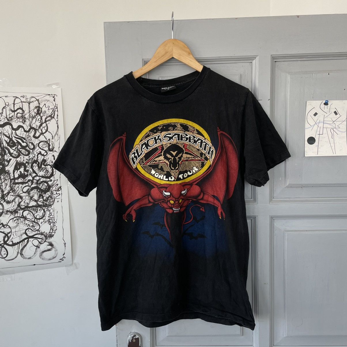 Black Sabbath × Vintage Vintage 90’s Black Sabbath Band Shirt Medium Size US M / EU 48-50 / 2 - 2 Thumbnail