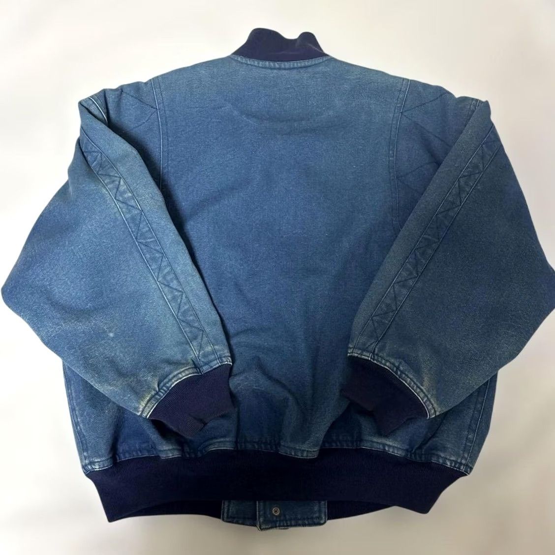 Issey Miyake ISSEY MIYAKE SPORT DENIM BLUE BOMBER JACKET MEN COTTON MATERIAL SIZE XL USED Size US XL / EU 56 / 4 - 2 Thumbnail
