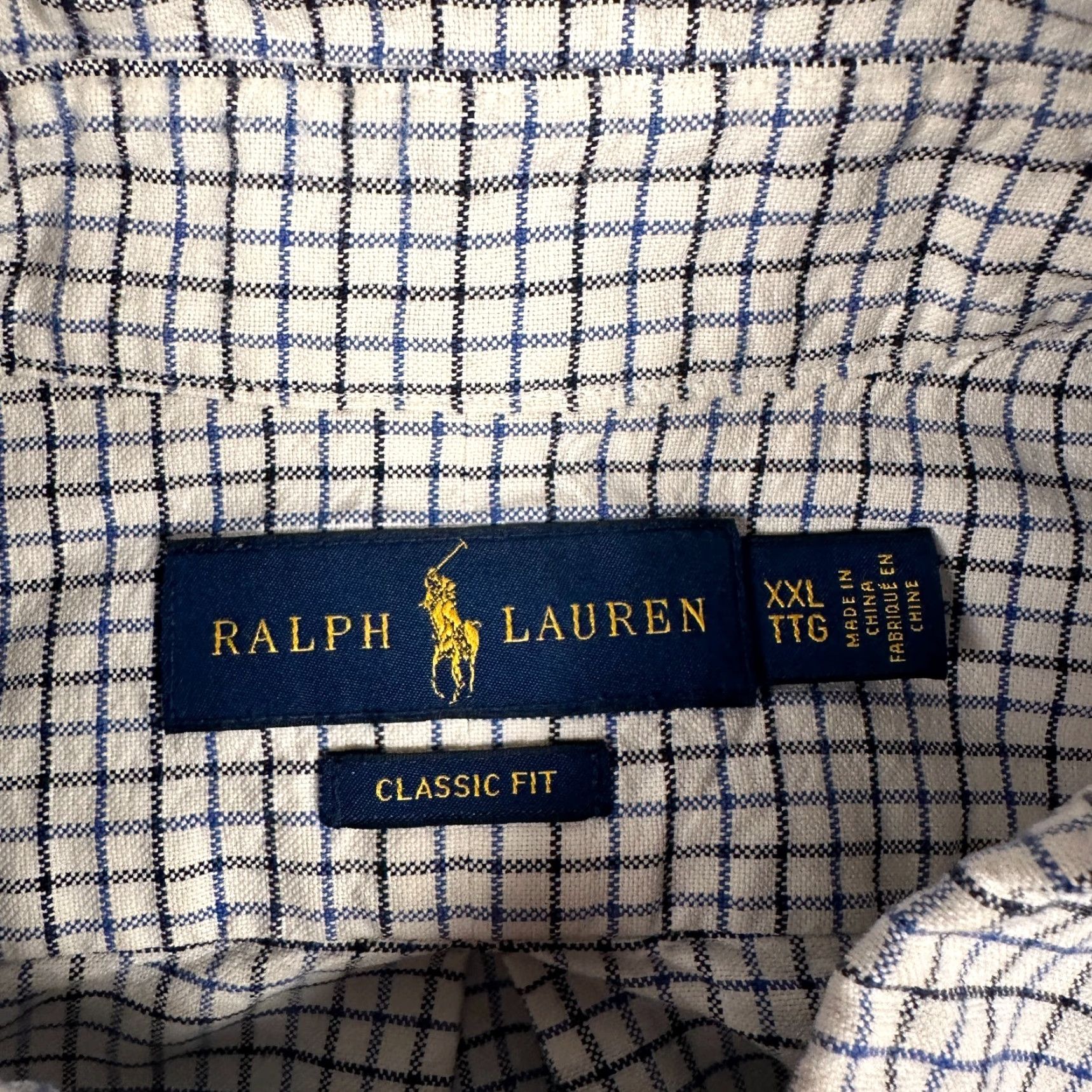 Ralph Lauren Ralph Lauren Shirt Men's 2XL Check Button Down Cotton Classic Fit Shirt Men's 2XL Check Ralph Lauren Button-Down Cotton Classic Fit Mens Size US XXL / EU 58 / 5 - 3 Thumbnail