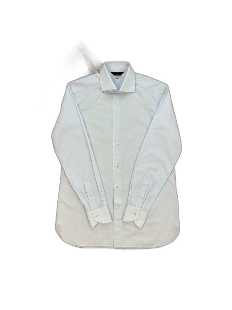 Ermenegildo Zegna Ermenegildo Zegna Long Sleeve Business Shirt Size US M / EU 48-50 / 2 - 1 Thumbnail
