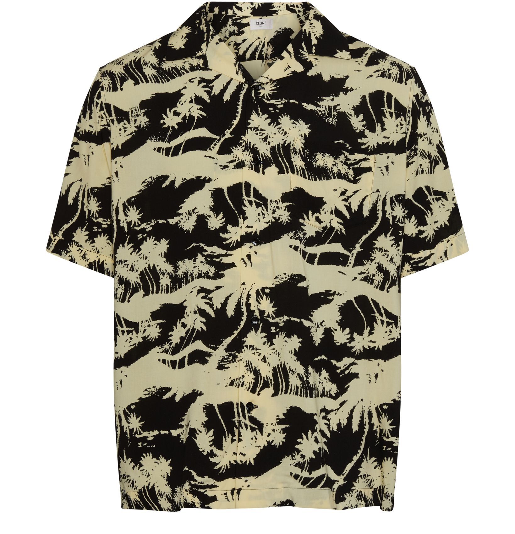 トップス celine 21ss LOOSE HAWAIIAN SHIRT Celine CELINE 21SS Loose Hawaiian Shirt In Viscose Short