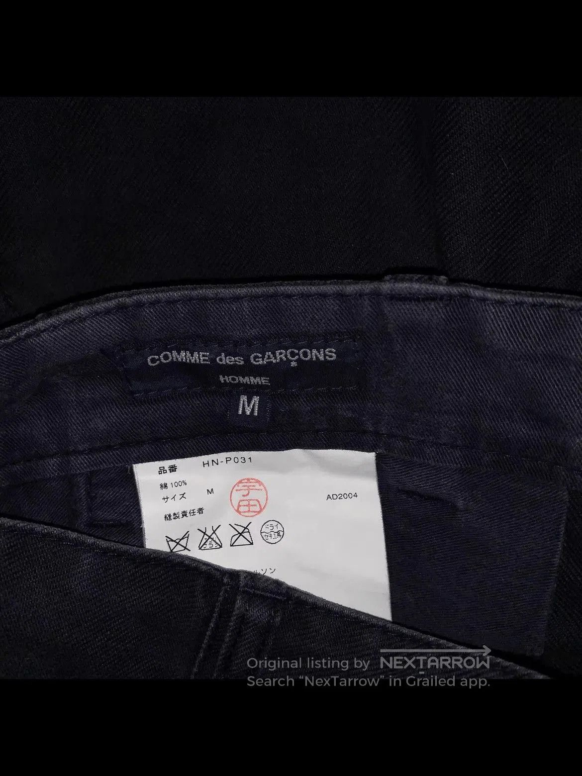 Comme des Garcons Homme Plus Sz M Comme Des Garcons Homme 04AW Washed Cargo Pants. Size US 32 / EU 48 - 4 Thumbnail