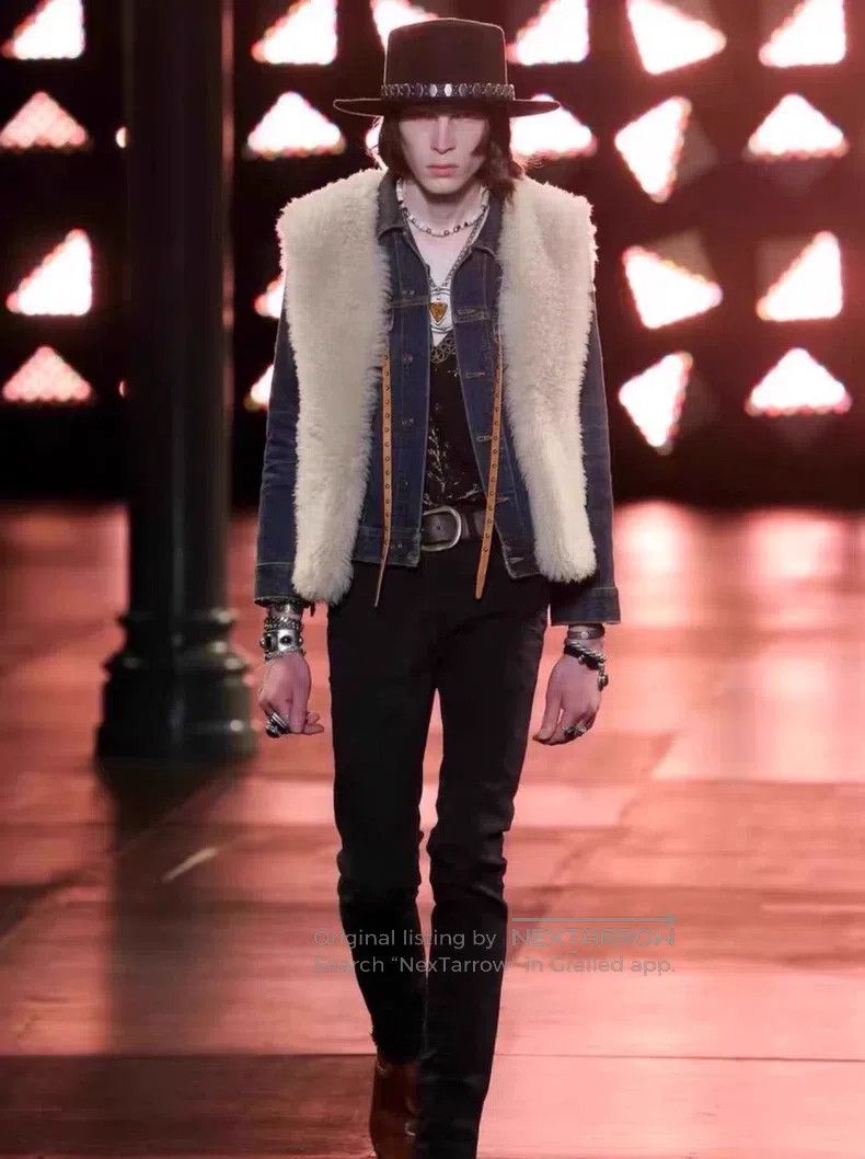 Saint Laurent Paris Saint Laurent Paris Classic Blue Denim Jacket Size US M / EU 48-50 / 2 - 8 Thumbnail
