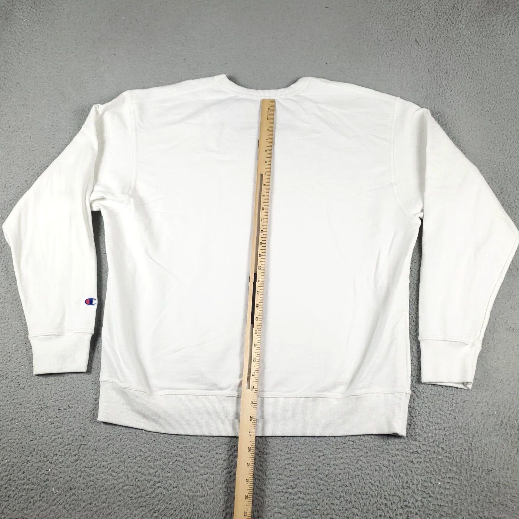 Champion Mens White Champion Casual Pullover Sweatshirt XL Extra Large Size US XL / EU 56 / 4 - 7 Thumbnail