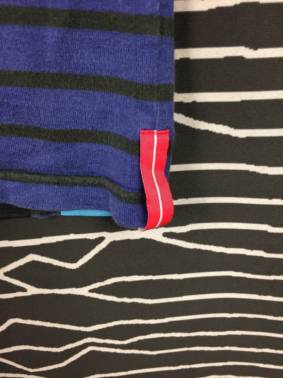 WHIZ LIMITED Whiz Limited Made In Japan Asymmetrical Striped Tee Size US L / EU 52-54 / 3 - 4 Thumbnail