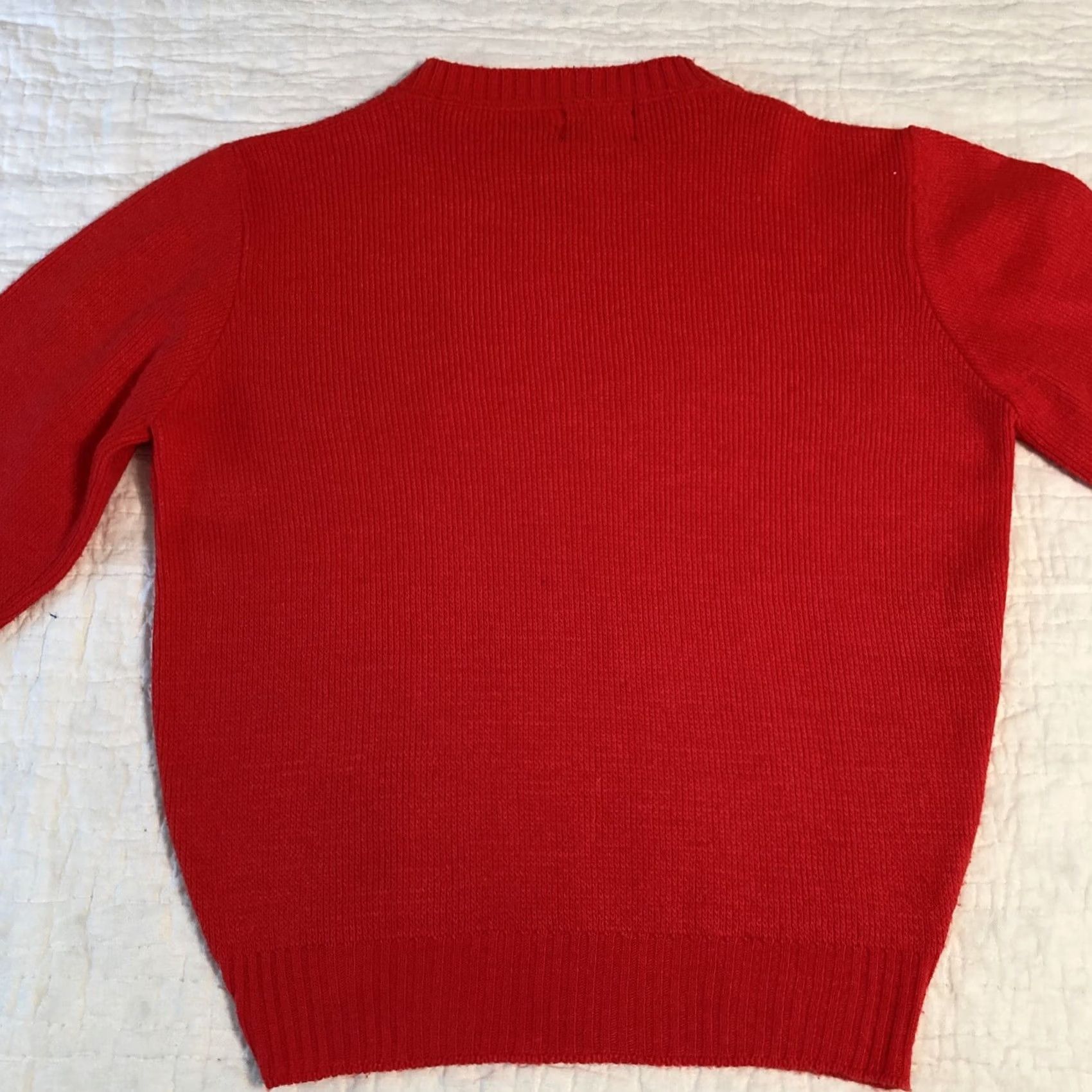 Vintage VINTAGE Levi’s Sweater Red USA Olympics Women’s Large Red Mock Neck Long Sleeve Pullover Acrylic L Size L / US 10 / IT 46 - 7 Thumbnail