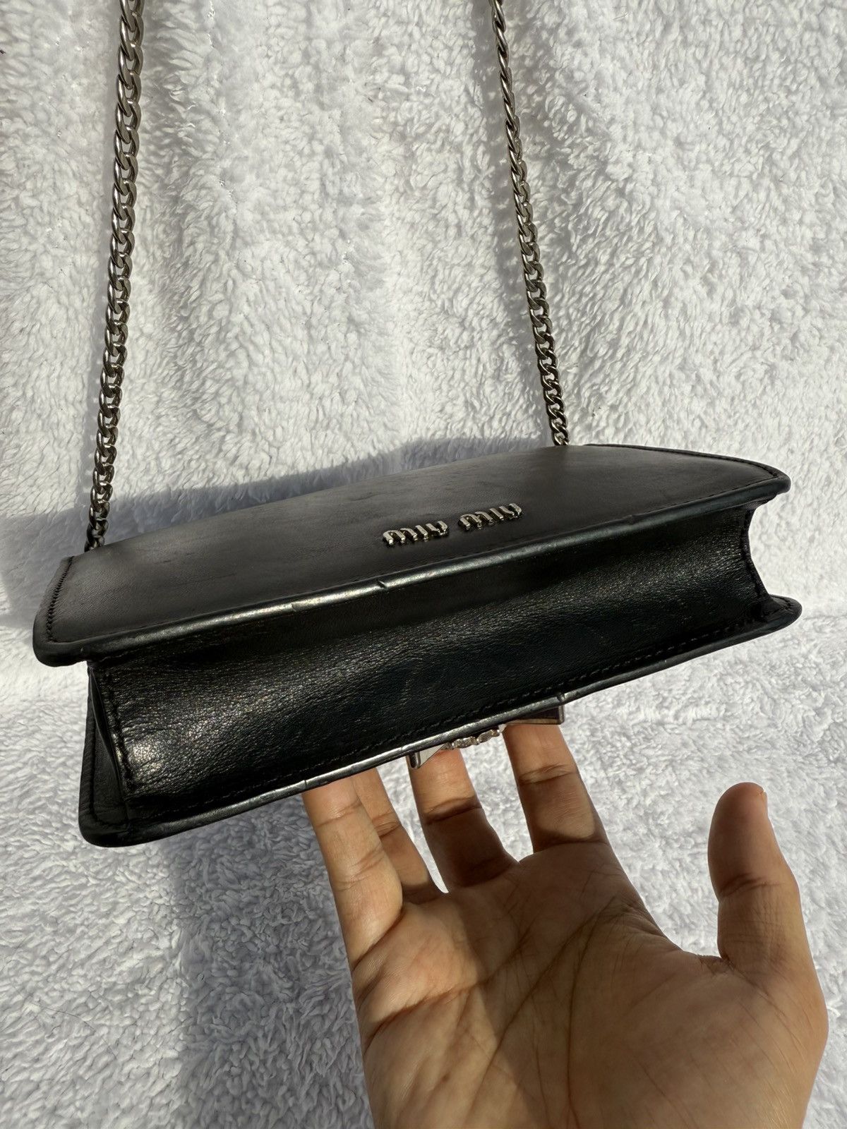 Miu Miu 💥RARE💥 vintage miu miu shoulder bag leather with star acc Size ONE SIZE - 13 Thumbnail