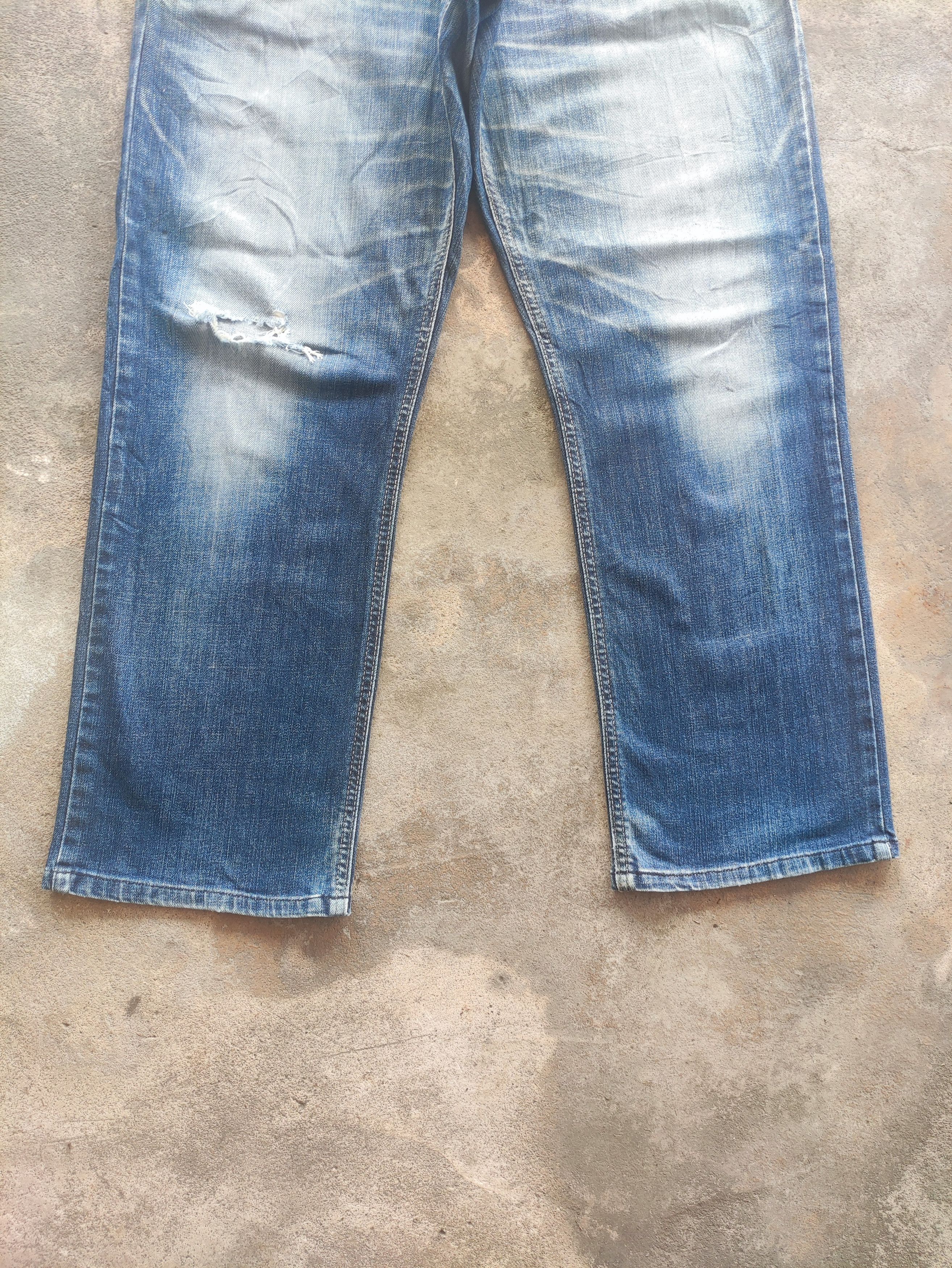 Edwin × Jean W37 Vintage Edwin Made In Japan Distressed Denim Faded Pants Size US 37 - 4 Thumbnail