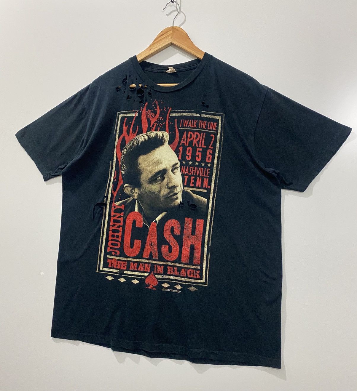 Band Tees JOHNNY CASH Size US XL / EU 56 / 4 - 3 Thumbnail