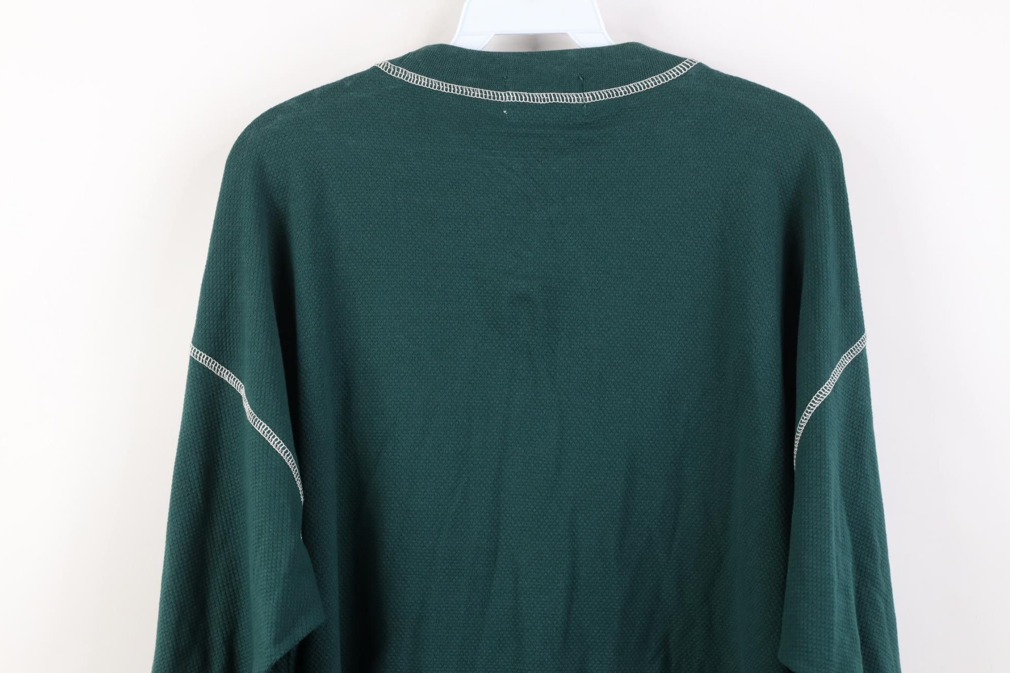 Vintage Deadstock Vintage 90s Streetwear Fit Thermal Knit T-Shirt Size US XL / EU 56 / 4 - 13 Thumbnail