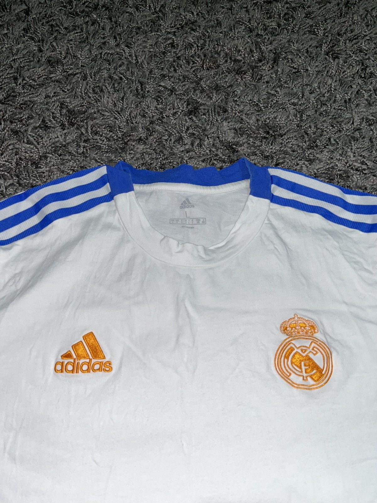 Adidas ADIDAS REAL MADRID 2020/21 TRAINING FOOTBALL JERSEY SHIRT Size US L / EU 52-54 / 3 - 2 Thumbnail