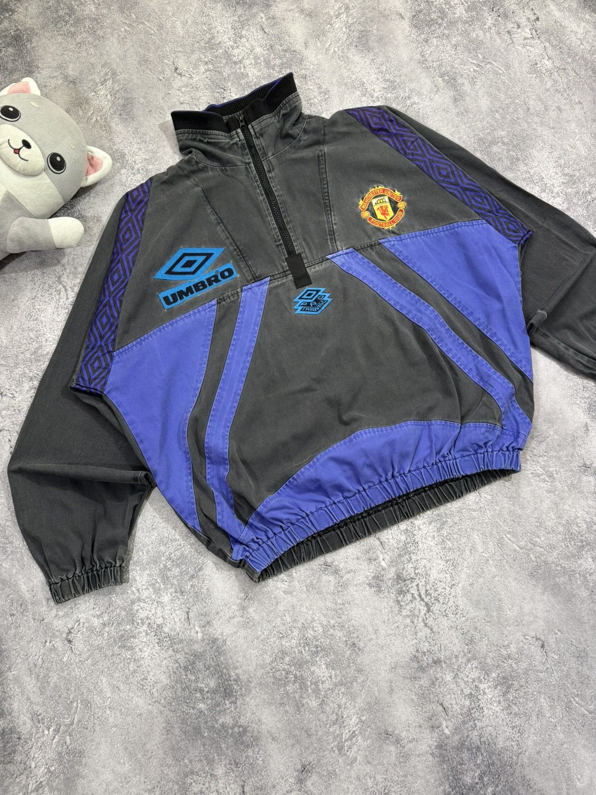 Umbro Vintage 90s Umbro Manchester United Jacket Size US XL / EU 56 / 4 - 2 Thumbnail