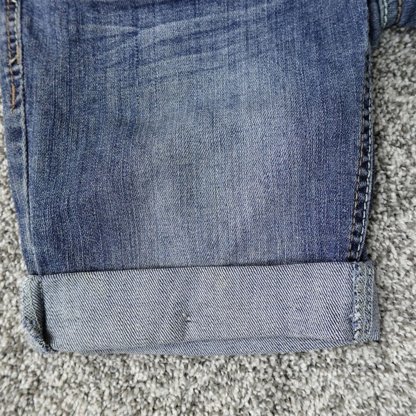 Denime Amethyst Shorts Womens 5 Dark Blue Denim Bermuda Jean Jorts Preppy Stretch Flap Pocket 5-Pocket Design Casual Outdoor Travel Summer Womens Size 27" / US 4 / IT 40 - 2 Thumbnail