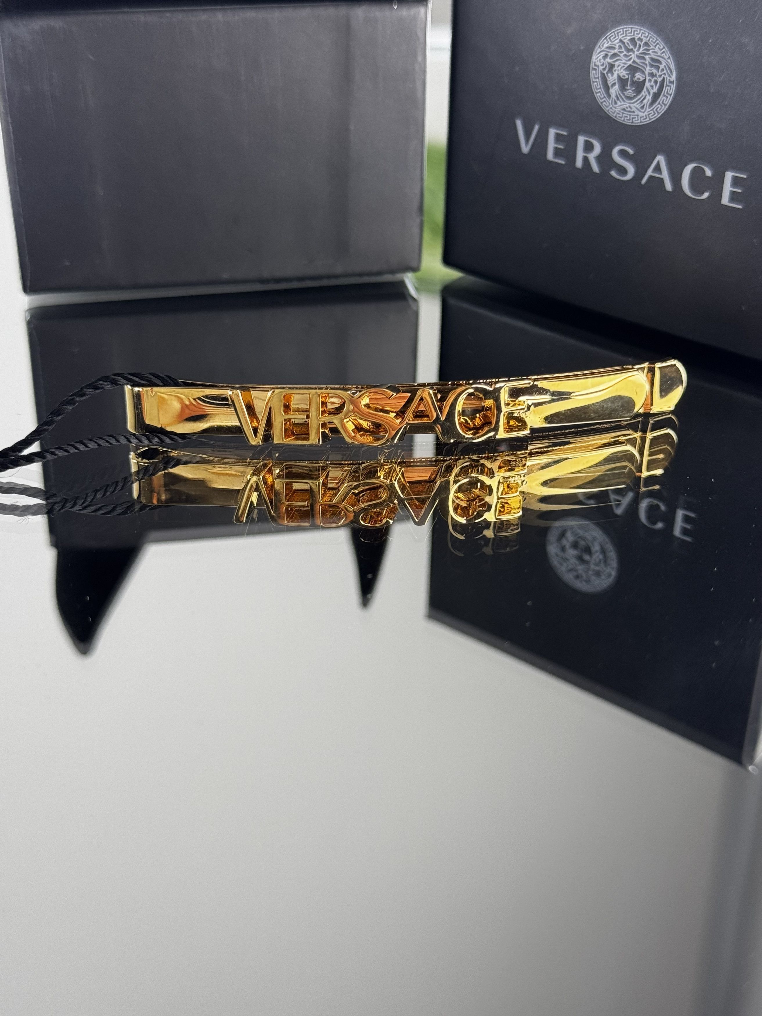Versace Tribute Medusa Hair Clip Size ONE SIZE - 8 Thumbnail