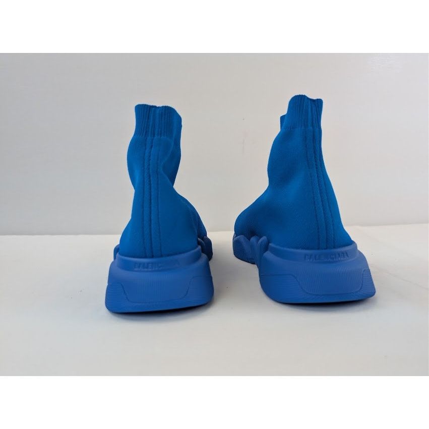 Balenciaga o1rshd1 Speed 2.0 Recycled Knit Sneakers in Dark Blue Size US 11 / EU 44 - 12 Thumbnail