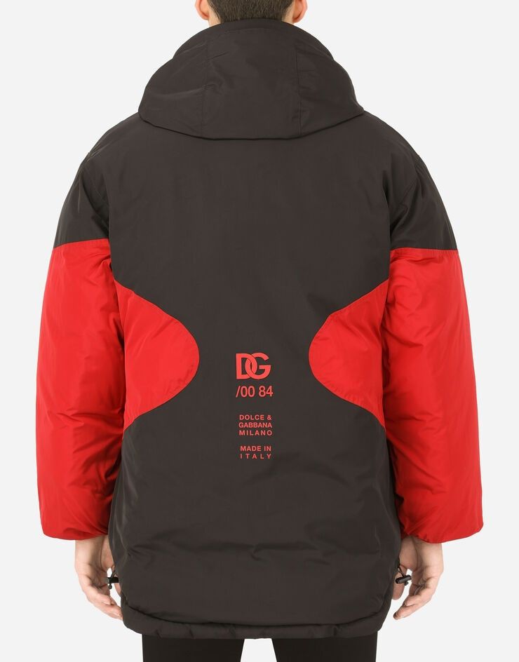 Dolce & Gabbana o1y0125 Shell Hooded Jacket in Red/Black Size US M / EU 48-50 / 2 - 6 Thumbnail