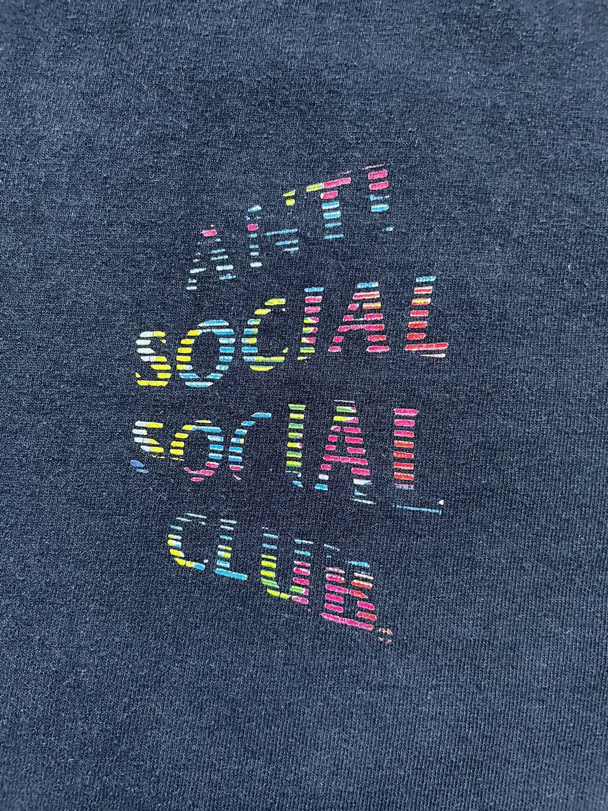 Anti Social Social Club × Vintage Anti Social Social Club ASSC Rainbow Blinds Logo USA Made XL Size US XL / EU 56 / 4 - 4 Thumbnail