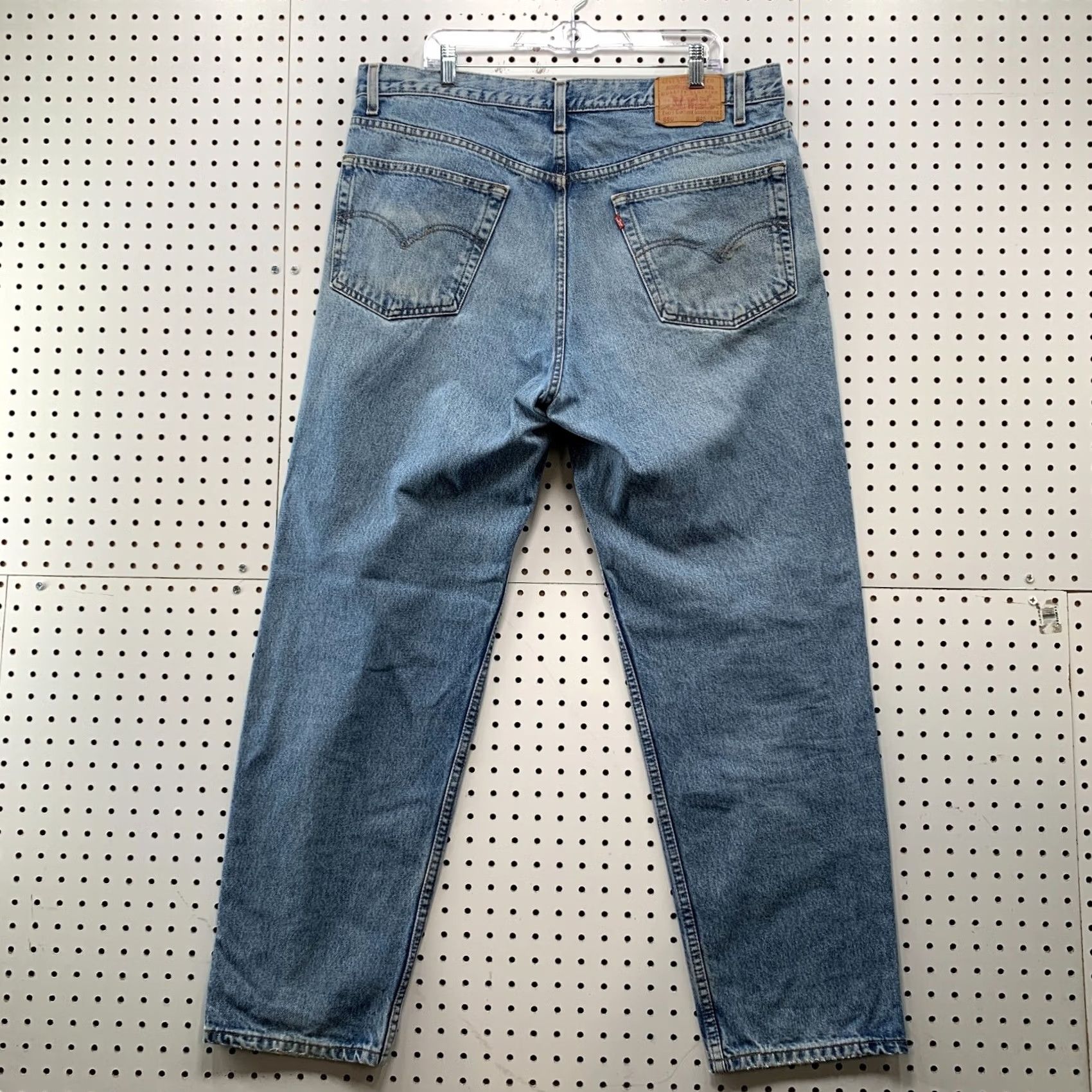 Levi's VINTAGE Levi's 550 Denim Blue Jeans Mens 40x31 Relaxed Straight Jeans Size US 40 / EU 56 - 7 Thumbnail