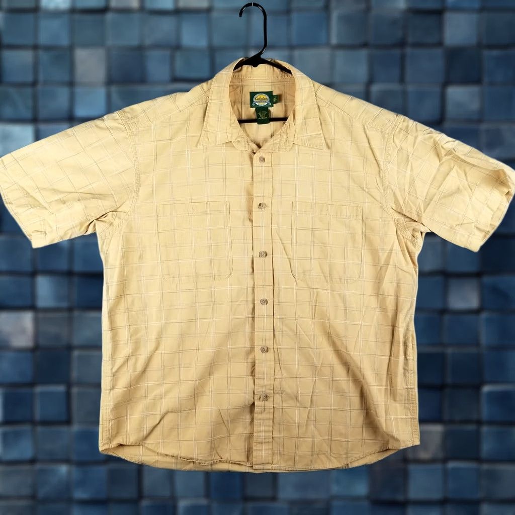 Vintage Cabela's Shirt Men XL Check Chambray Pocket Button-Down Outdoor Casual Newsletters? Size US XL / EU 56 / 4 - 1 Thumbnail