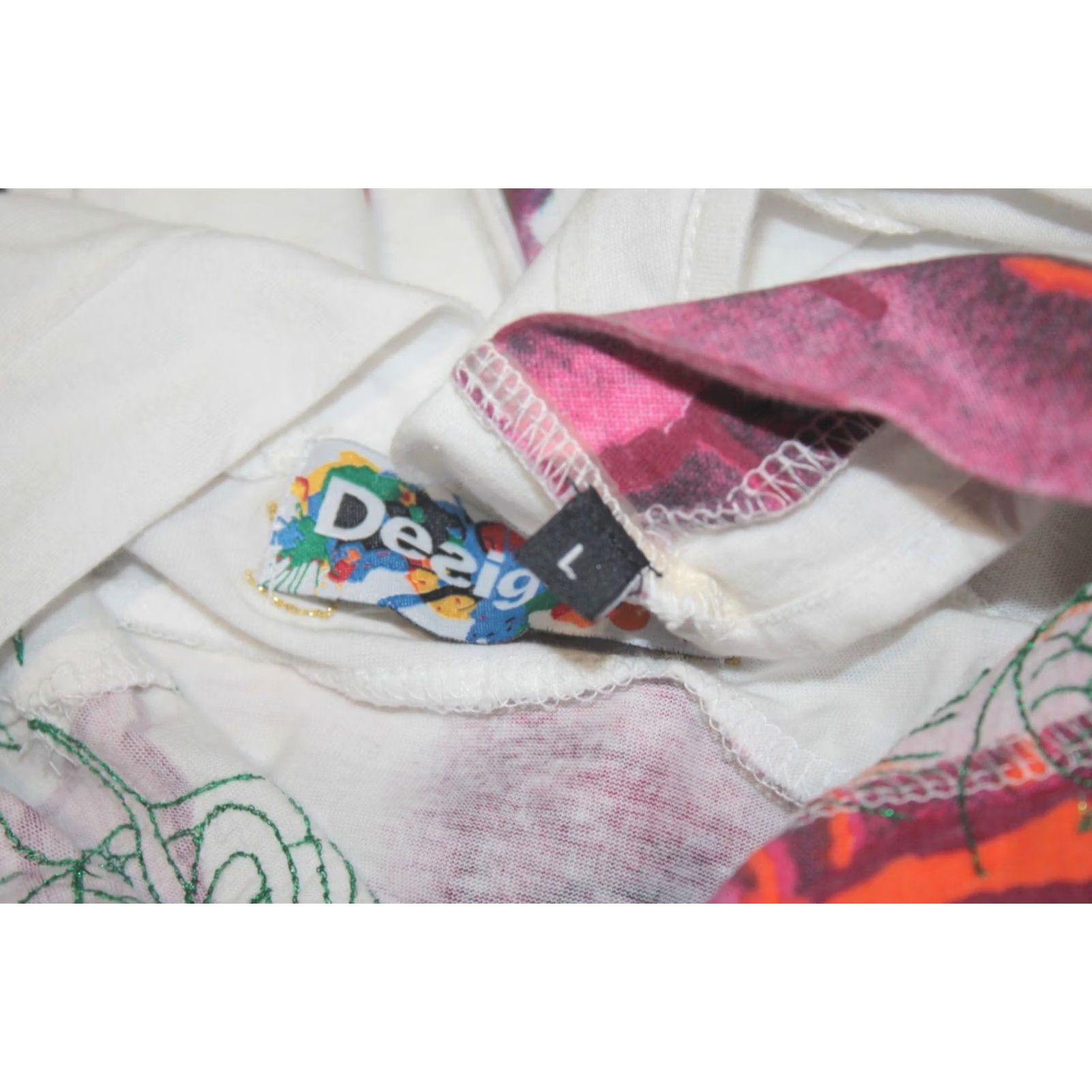 Desigual Desigual Dress Womens L Knee Length A-Line Multicoloured Desigual Dress L Womens Size L / US 10 / IT 46 - 6 Thumbnail