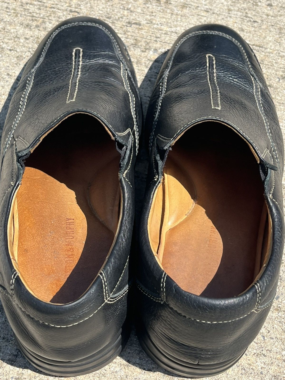 Johnston & Murphy Johnston & Murphy Sheepskin Leather Loafers Size US 11 / EU 44 - 7 Thumbnail