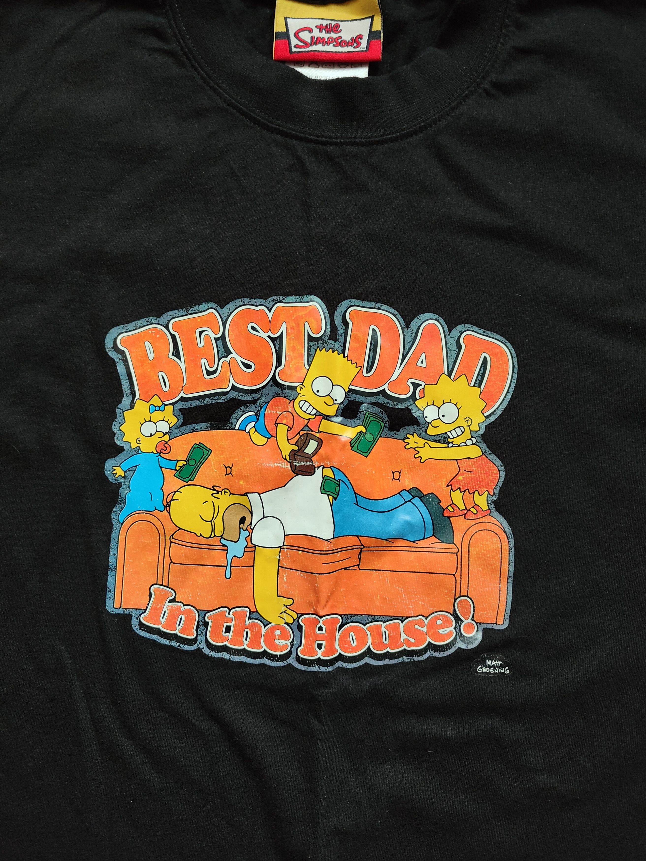Fox Brothers × The Simpsons × Vintage Vintage The Simpsons 2006 T-shirt (Best Dad In The House) Size US S / EU 44-46 / 1 - 9 Thumbnail