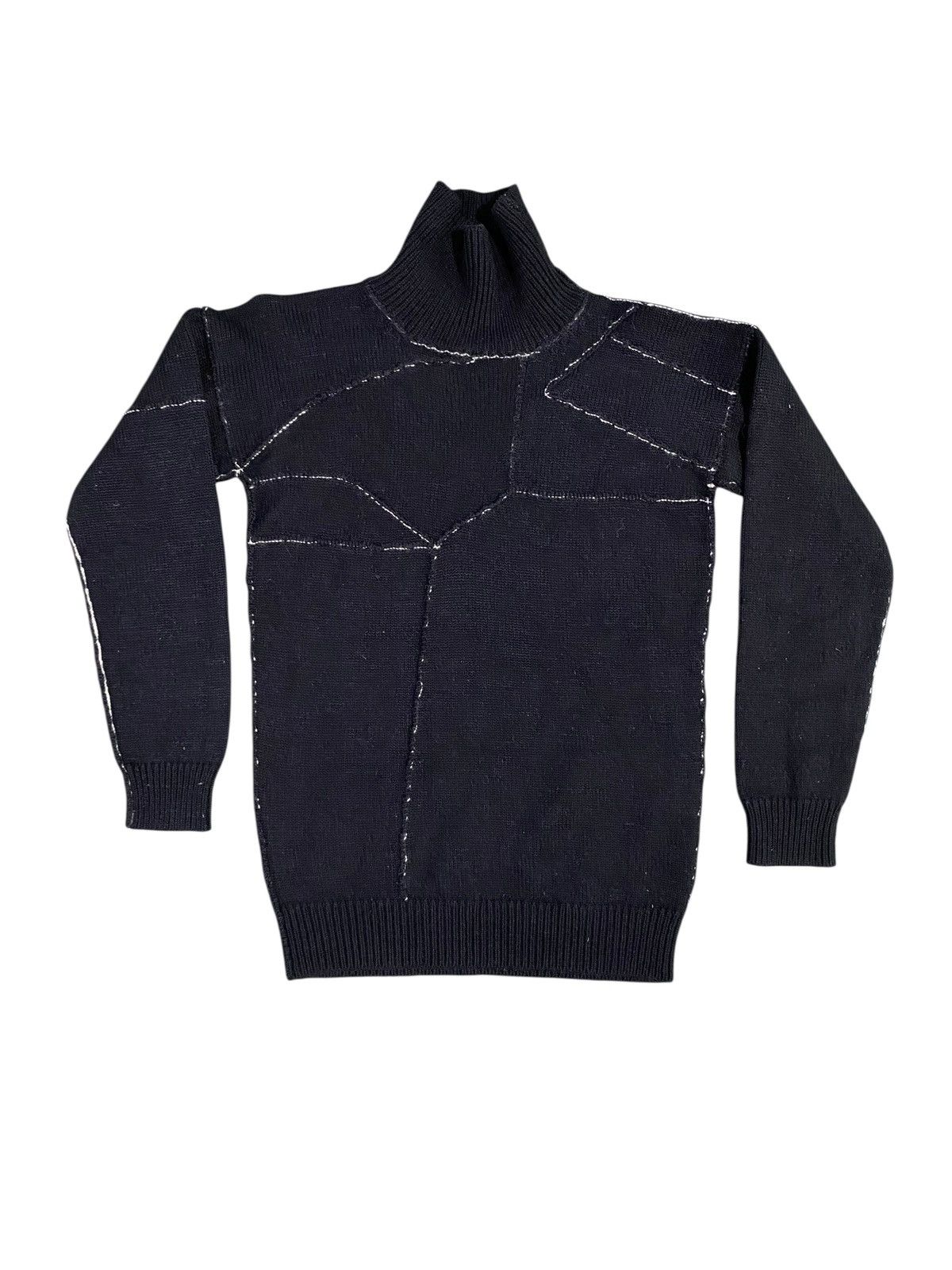 Y's Vintage y's by yohji yamamoto knit wool sweater black rarest Size US M / EU 48-50 / 2 - 1 Thumbnail